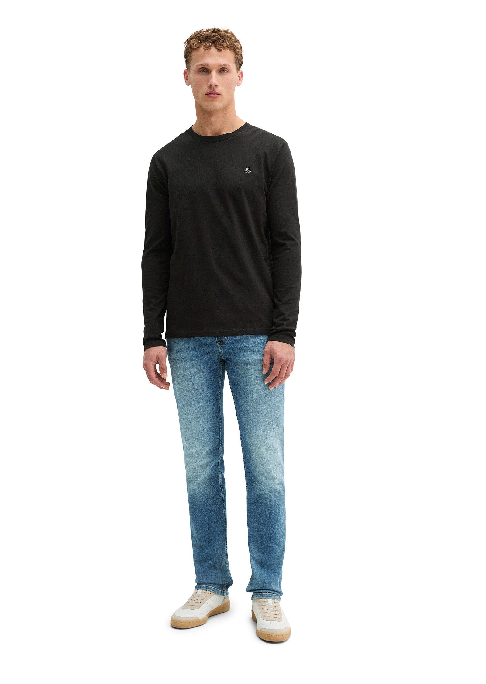 Marc O'Polo Langarmshirt aus reiner Bio-Baumwolle