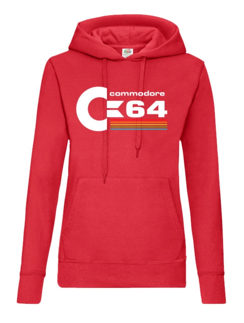 Hoodie Damen Commodore 64 Konsole Super Retro Konsole Amiga