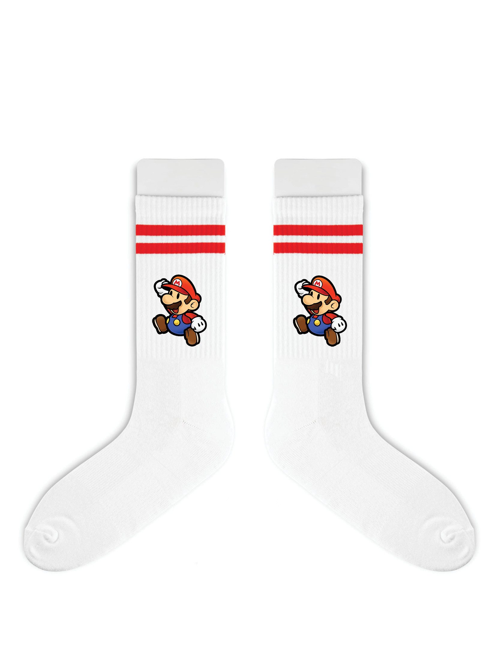 Youth Designz Tennissocken Mario Unisex Socken Geschenk für Jungen und Mädchen mit verstärkter Verse und Zehenbereich