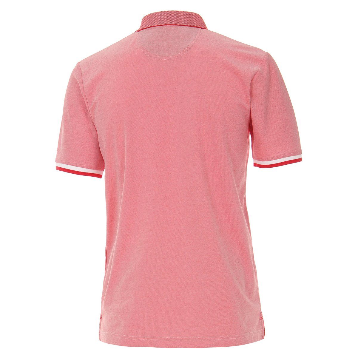 CASAMODA Poloshirt Große Größen easy melange care rot Poloshirt CasaModa