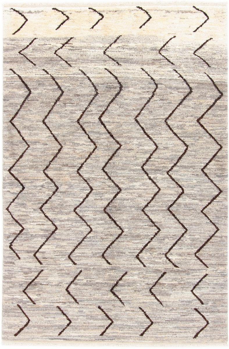 Orientteppich Berber Design 138x207 Handgeknüpfter Moderner Orientteppich, Nain Trading, rechteckig, Höhe: 20 mm