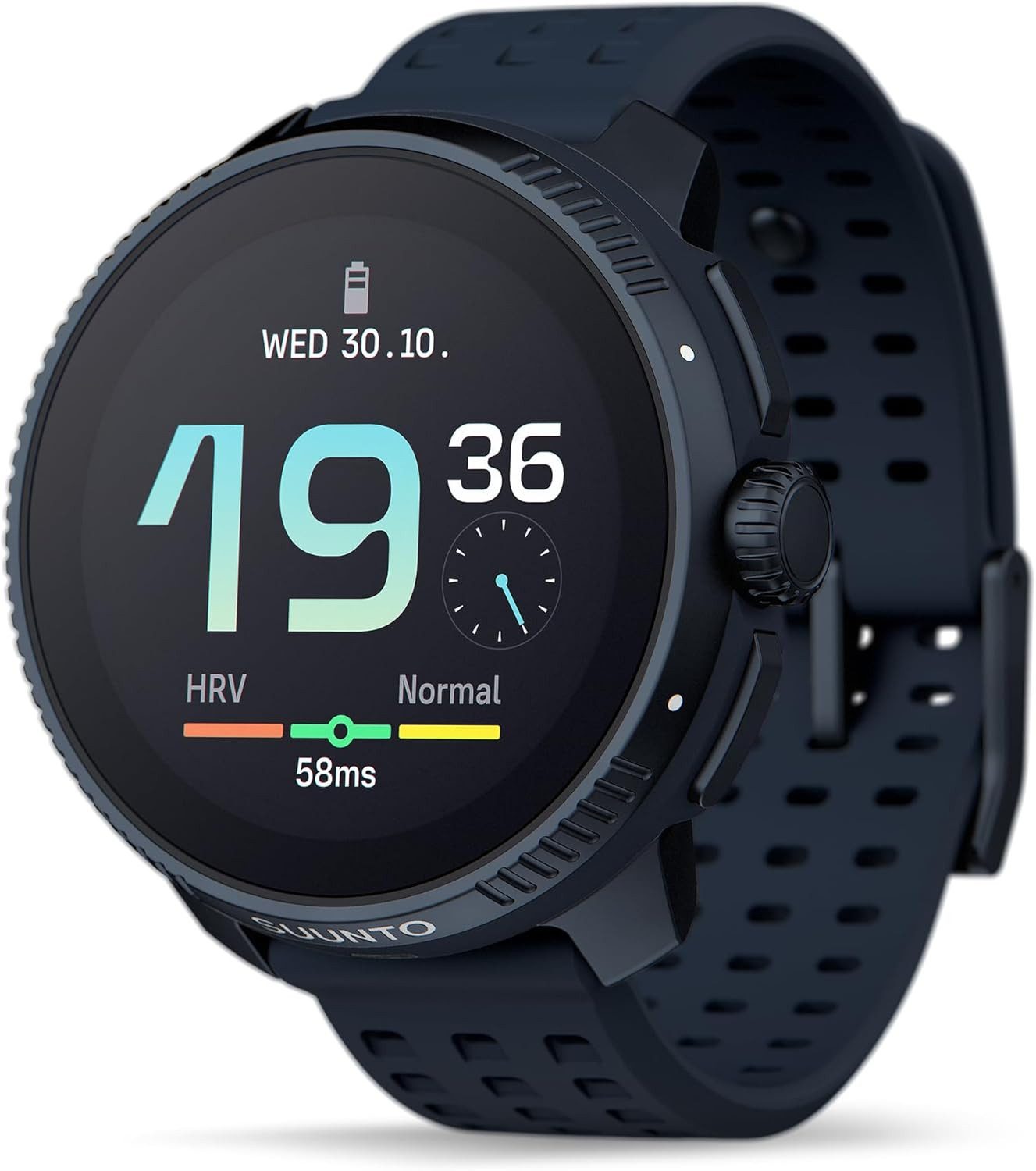 Suunto Smartwatch (3,6 cm, android ios), Premium GPS Sportuhr mit AMOLED Display und Dual-Frequenz-Navigation