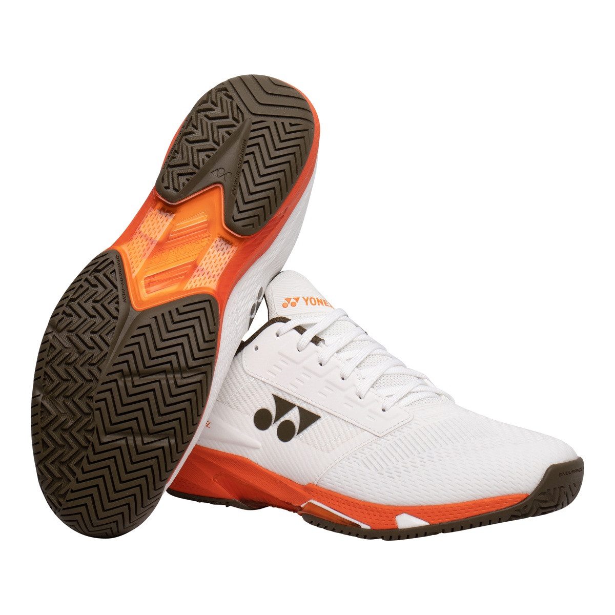 Yonex Power Cushion AD-ACCEL Allcourt/Leichtigkeit 2025 weiss/orange Herren Tennisschuh