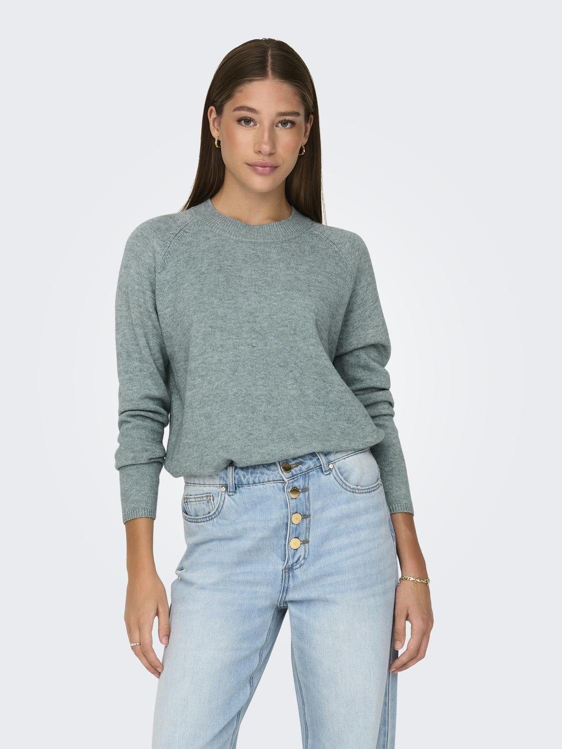 Rundhalspullover JDYMARCO L/S O-NECK SLIT PULL KNT NOOS