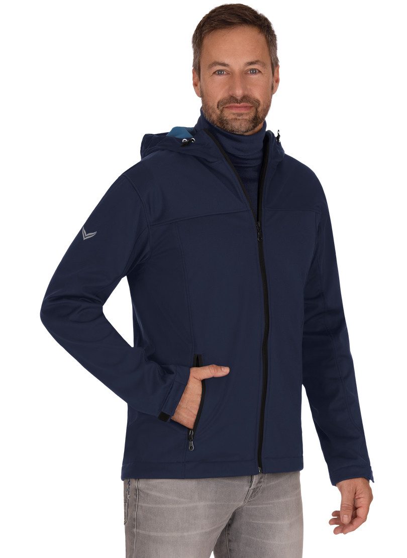 Softshelljacke TRIGEMA Klassische Softshell–Kapuzenjacke
