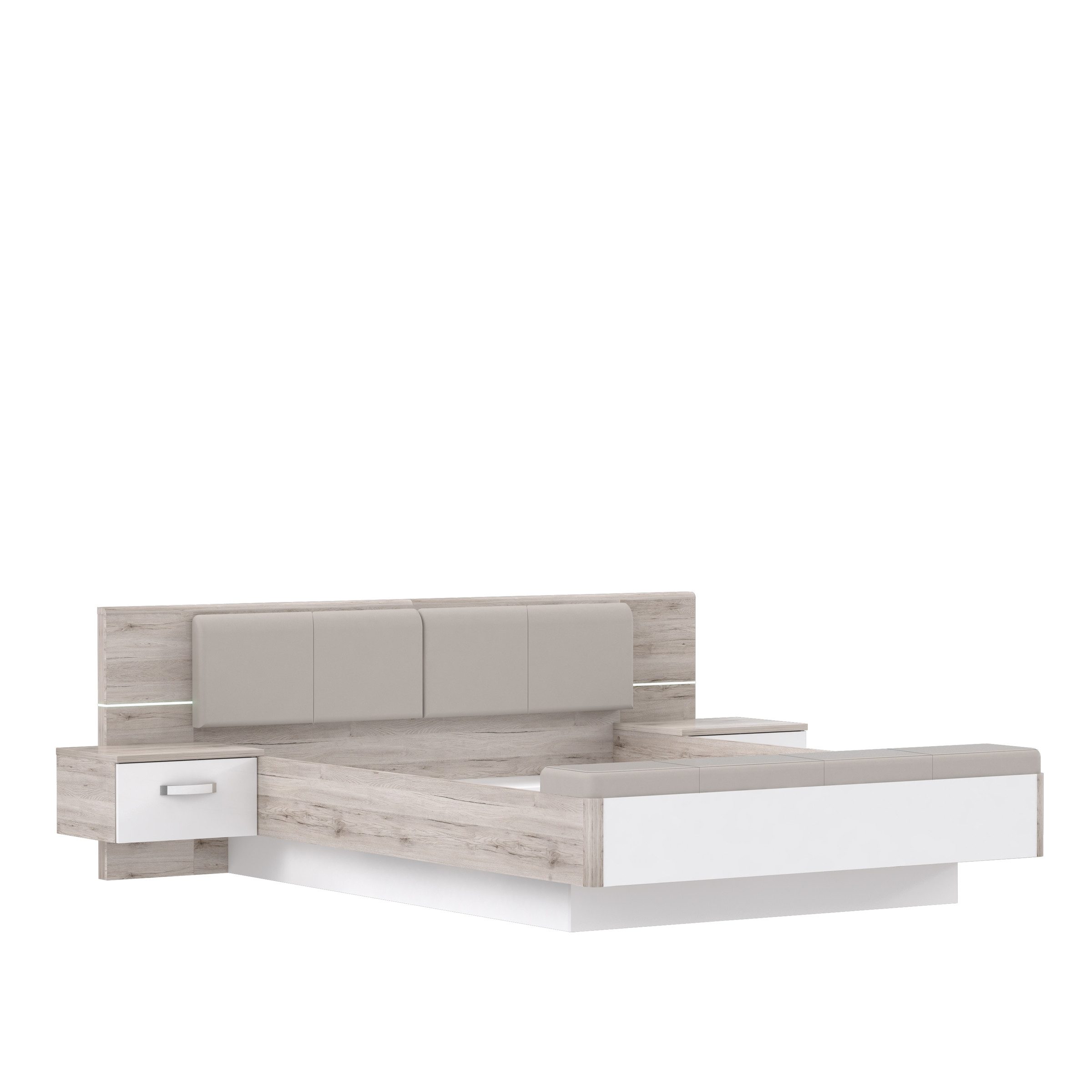 freiraum Bettanlage Rondino, 265,3x87,7x237cm (BxHxT)