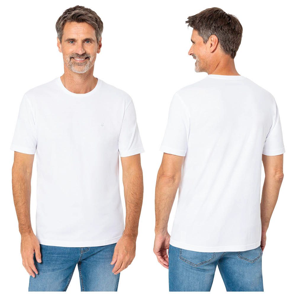 United Colors of Benetton Kurzarmshirt hautfreundlich durch Baumwolle