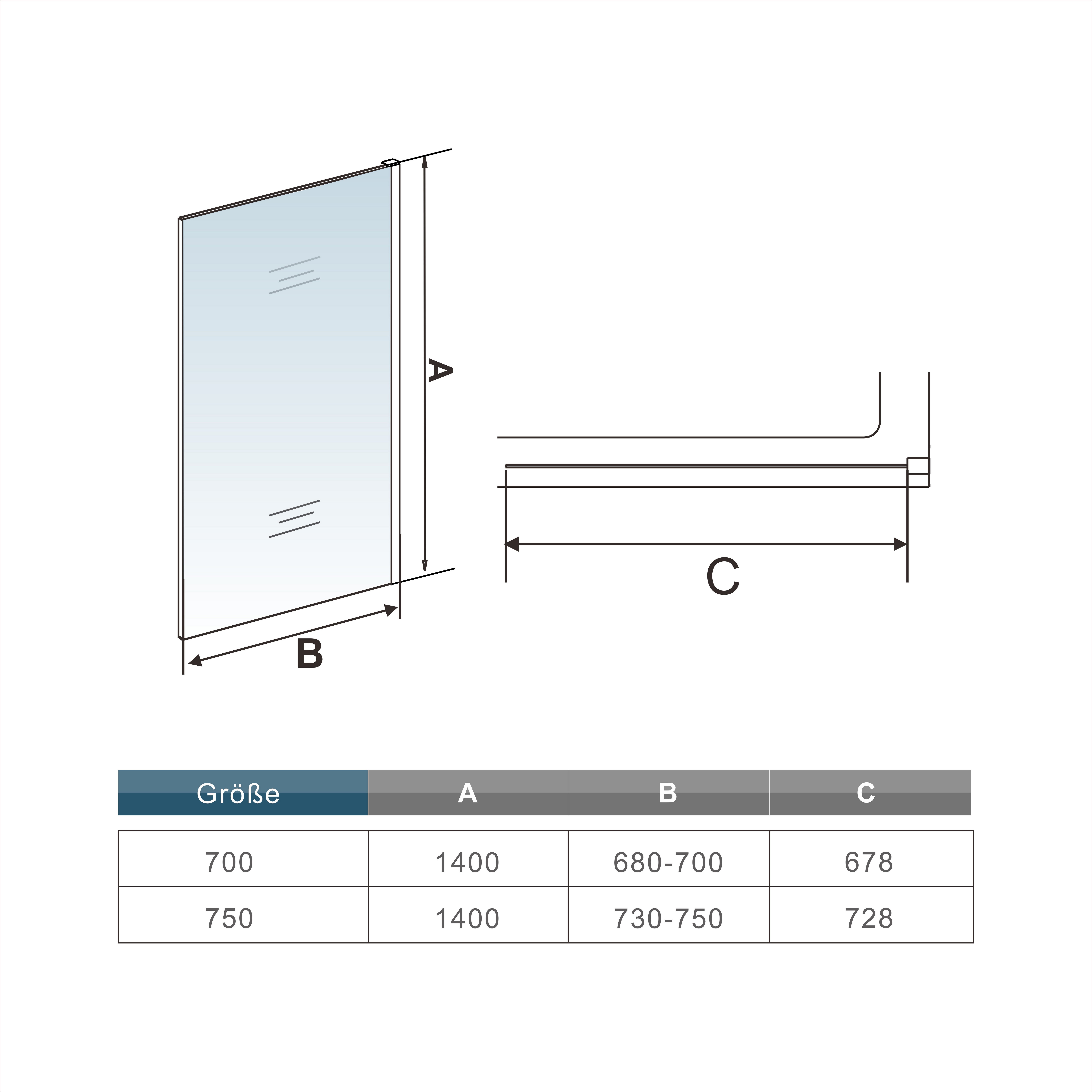 duschspa Badewannenaufsatz Badewannenaufsatz Duschwand Duschtrennwand 6mm günstig online kaufen
