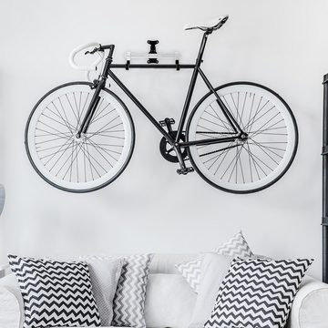 Bettizia Fahrradwandhalterung Fahrrad Wandhalterung Klappbar Profi Fahrradständer Wandhalterungen, Verstellbar, 360° einstellbarer Winkel, faltbar