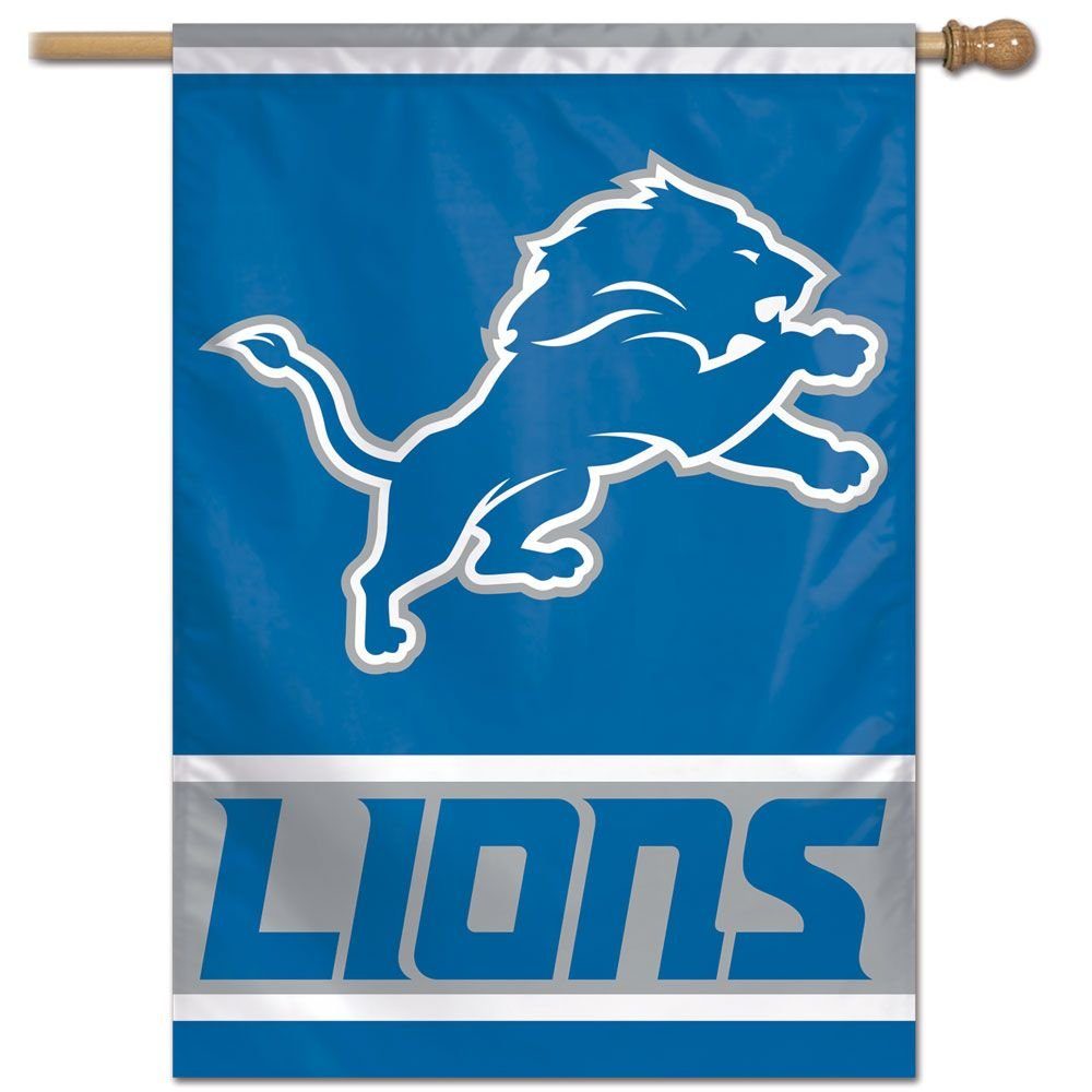 Fahne 70x100cm Vertical NFL Detroit Lions Wanddekoobjekt WinCraft
