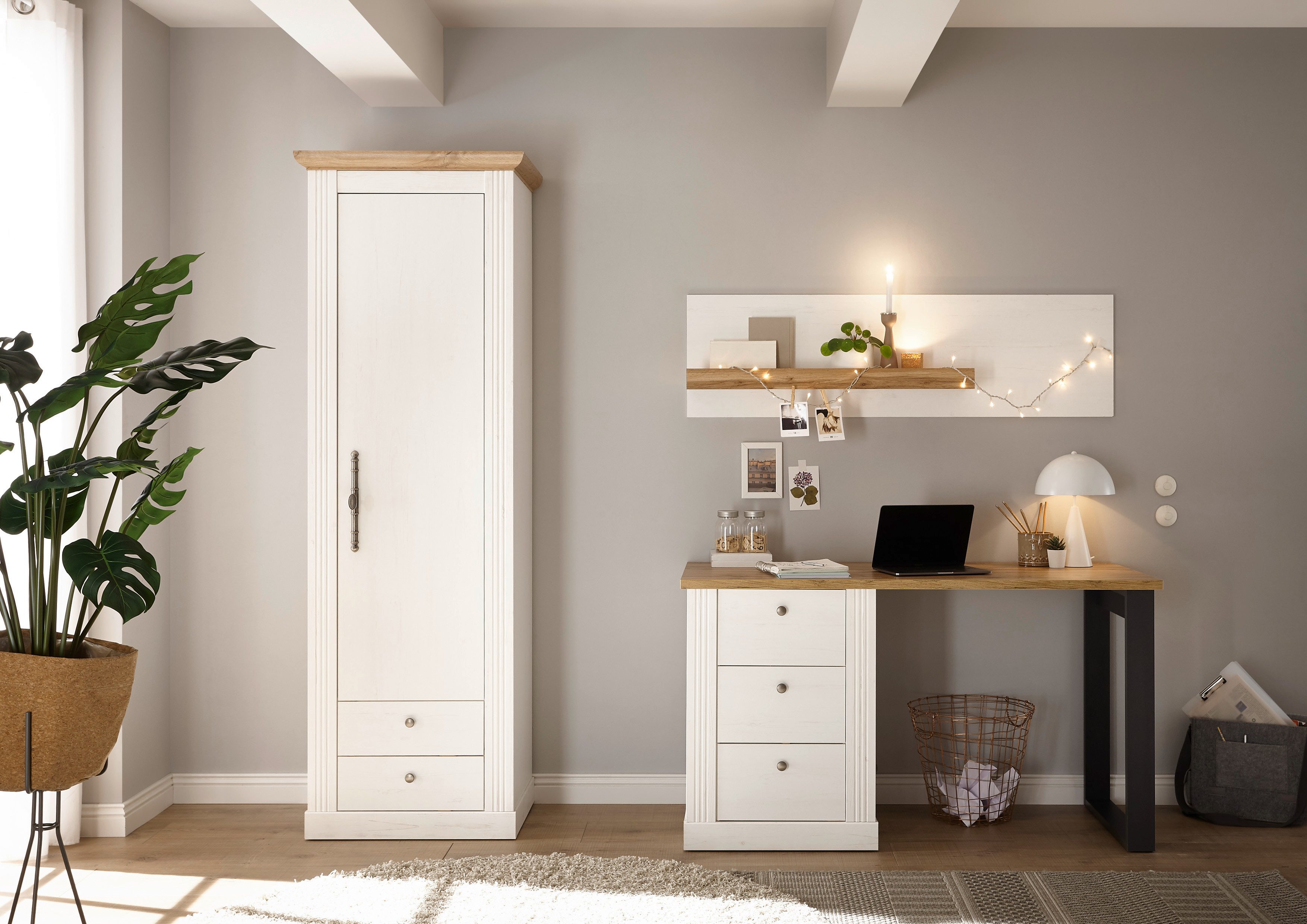 Home affaire Büromöbel-Set Westminster, im romantischen Landhausstil, exclusiv by Otto