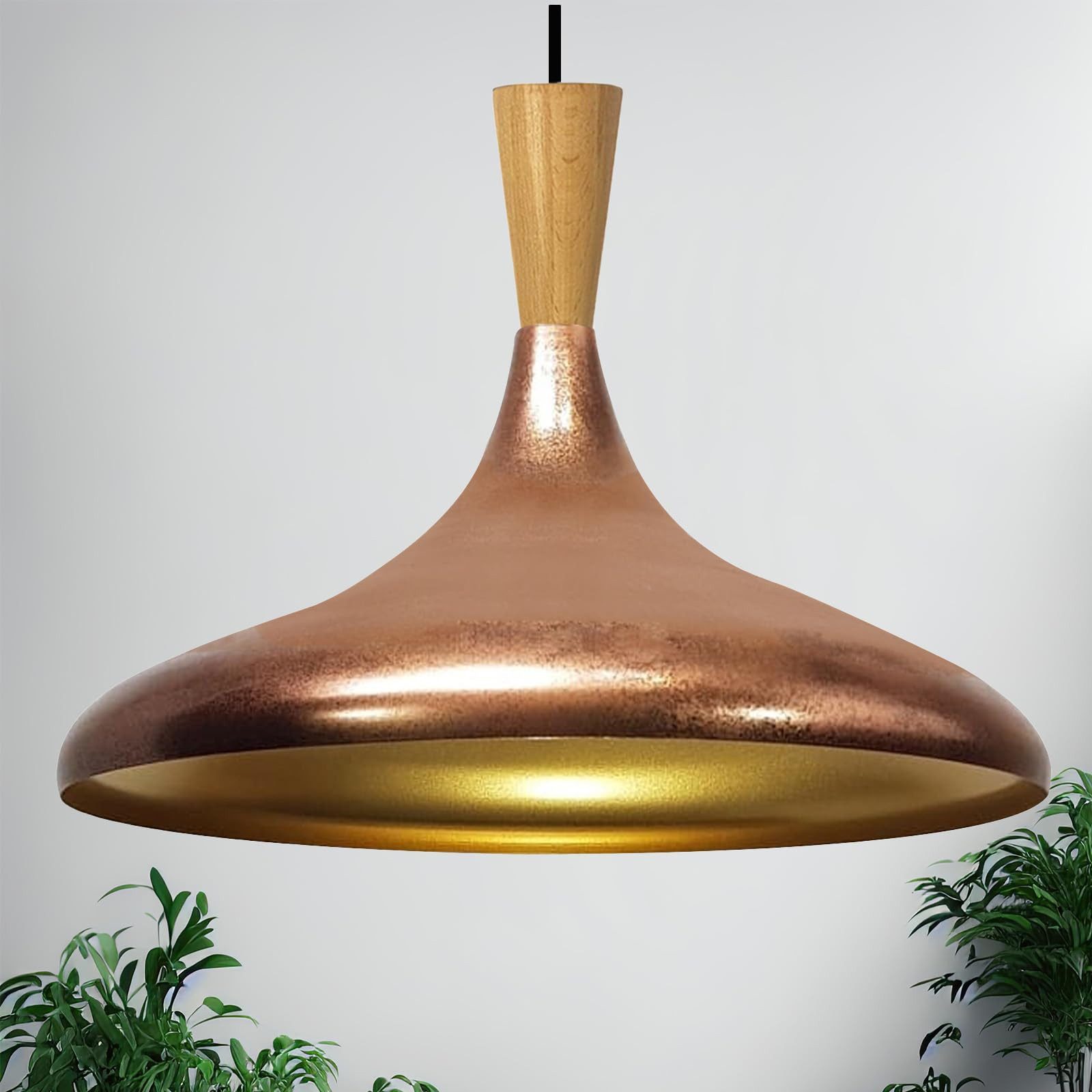 Bamyum Pendelleuchte Champion Hängelampe aus Holz, günstig online kaufen