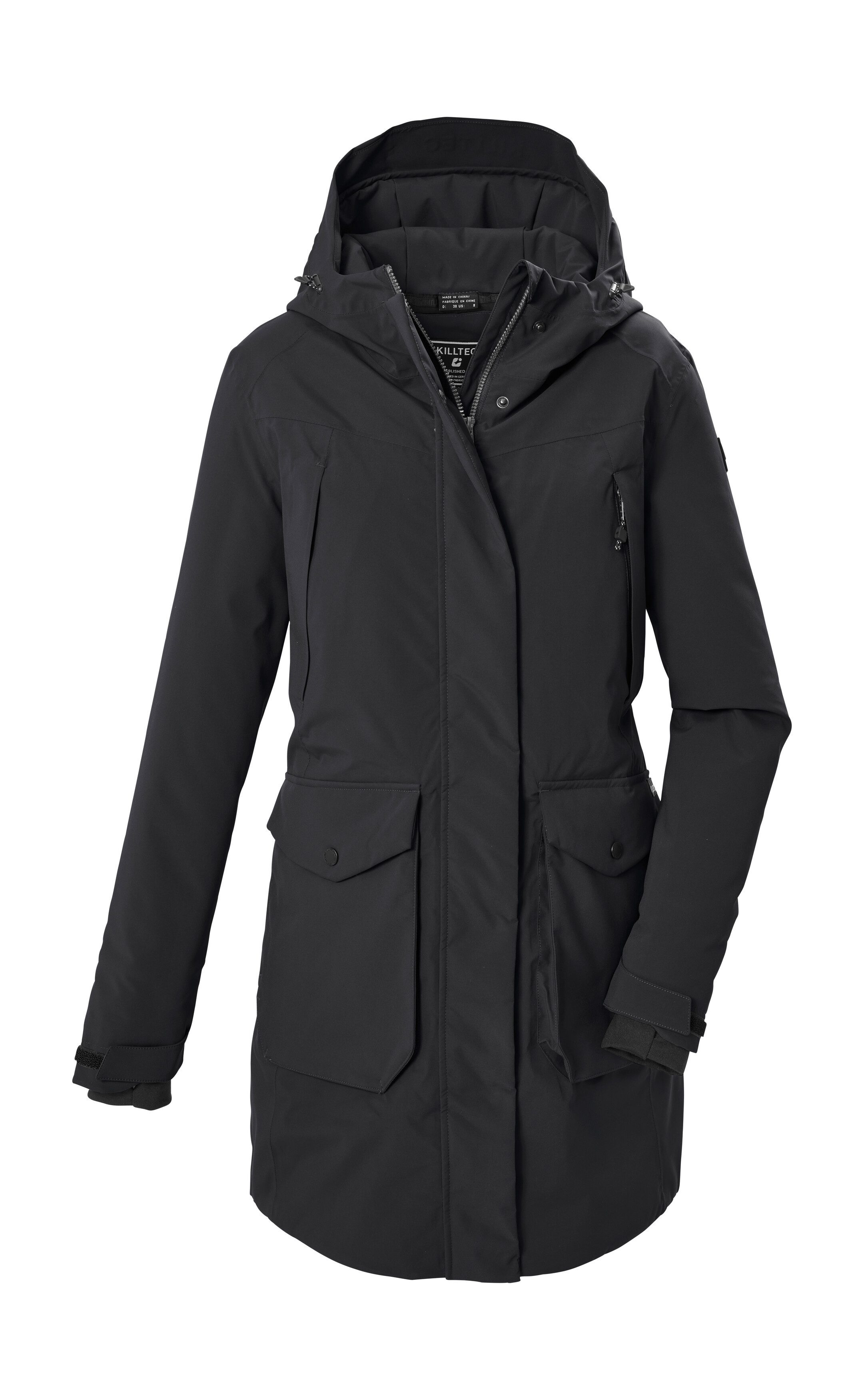 Killtec Parka KOW 25 WMN PRK Wind- und wasserdichter Damenparka mit verstellbarer Kapuze