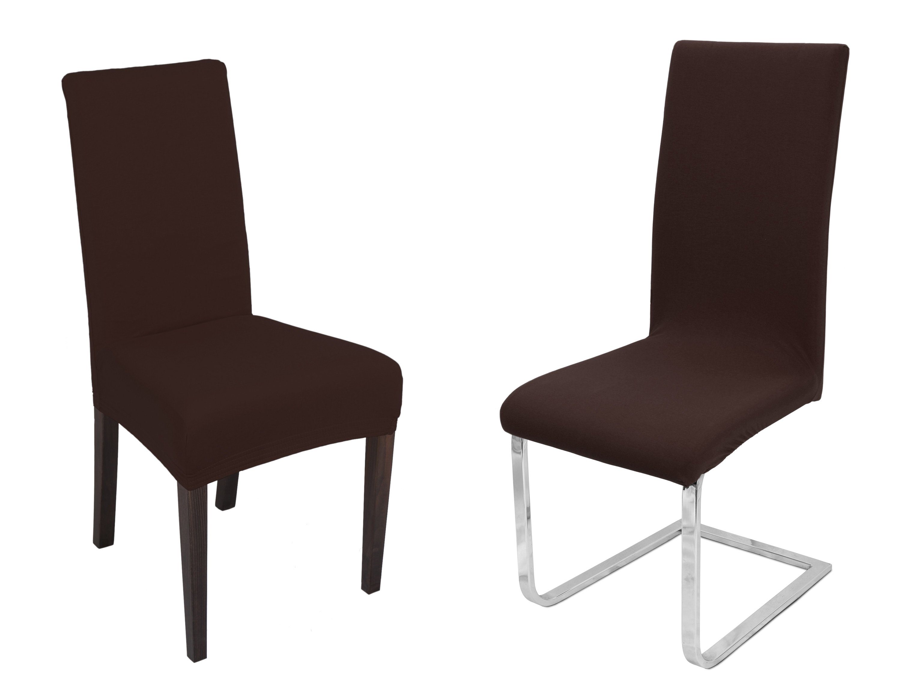 Stuhlhusse Johanna Stuhlhusse elastische Stretch Husse Bi-Elastic, Baumwolle