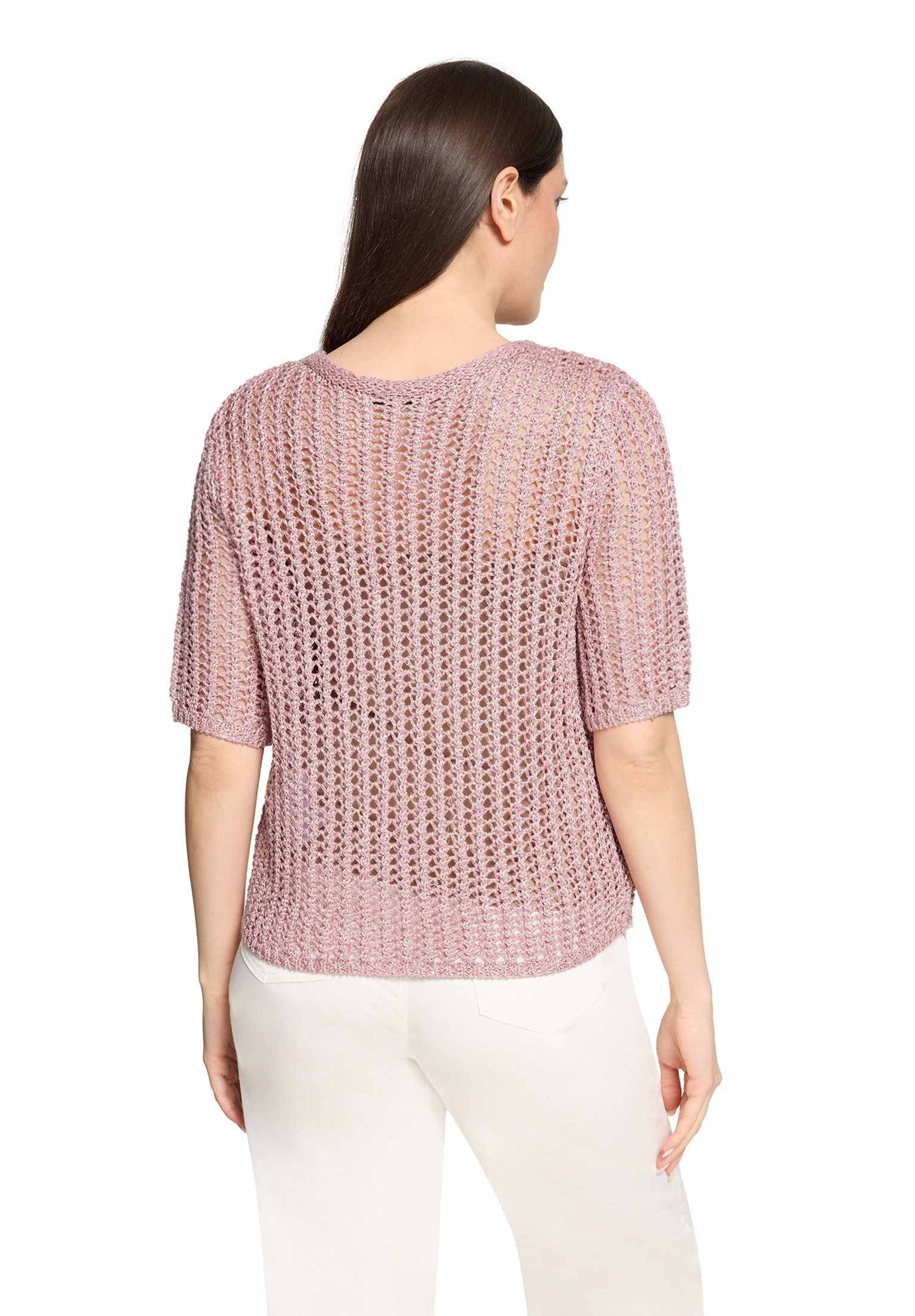 Betty Barclay Kurzarmshirt Damen mit Lochmuster (1-tlg)