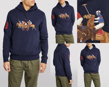Ralph Lauren Sweatshirt POLO RALPH LAUREN Triple Pony Hoodie Sweater Sweatshirt Jumper Hood Bi