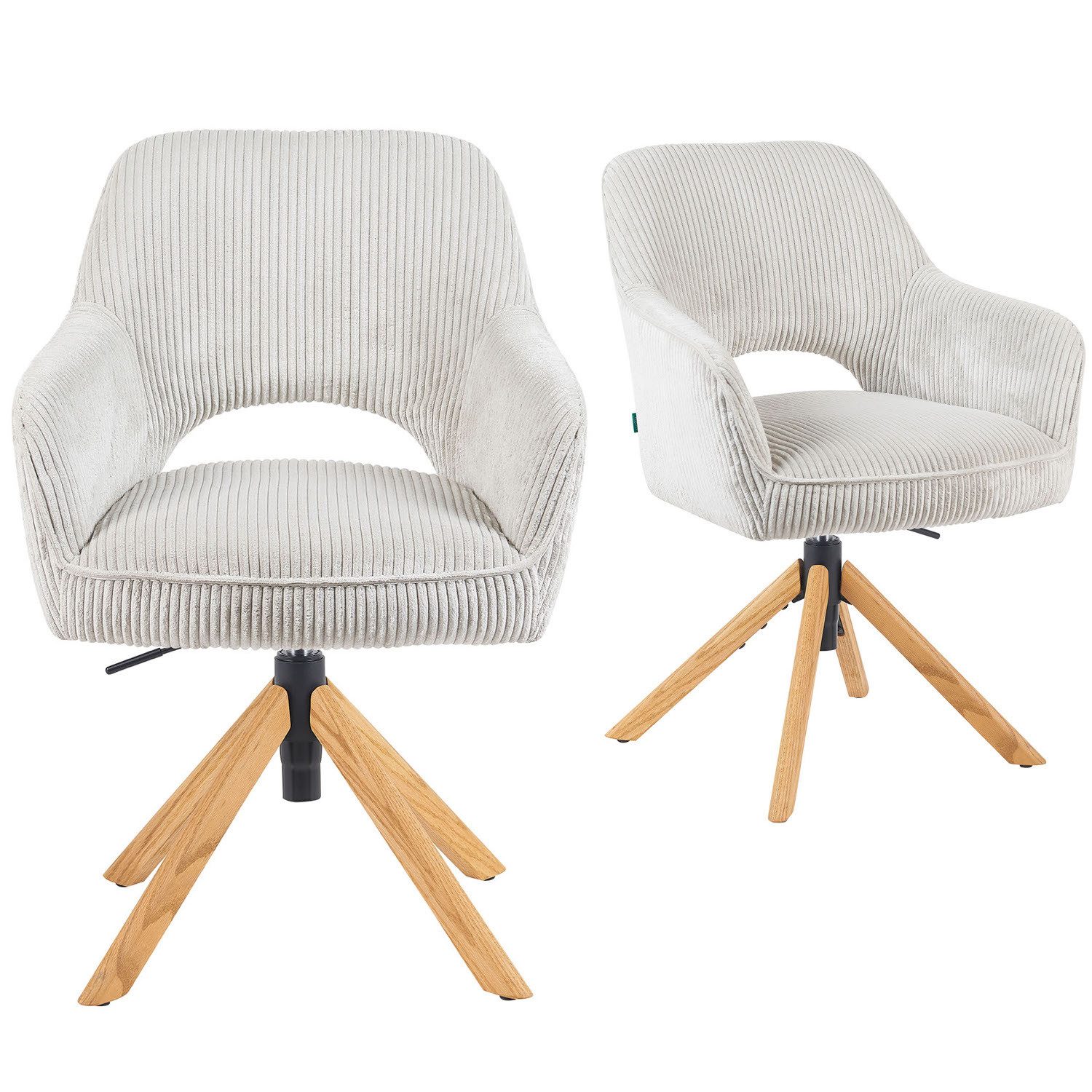 DUBI Möbel Polsterstuhl Mika-Lara 2er-Set günstig online kaufen