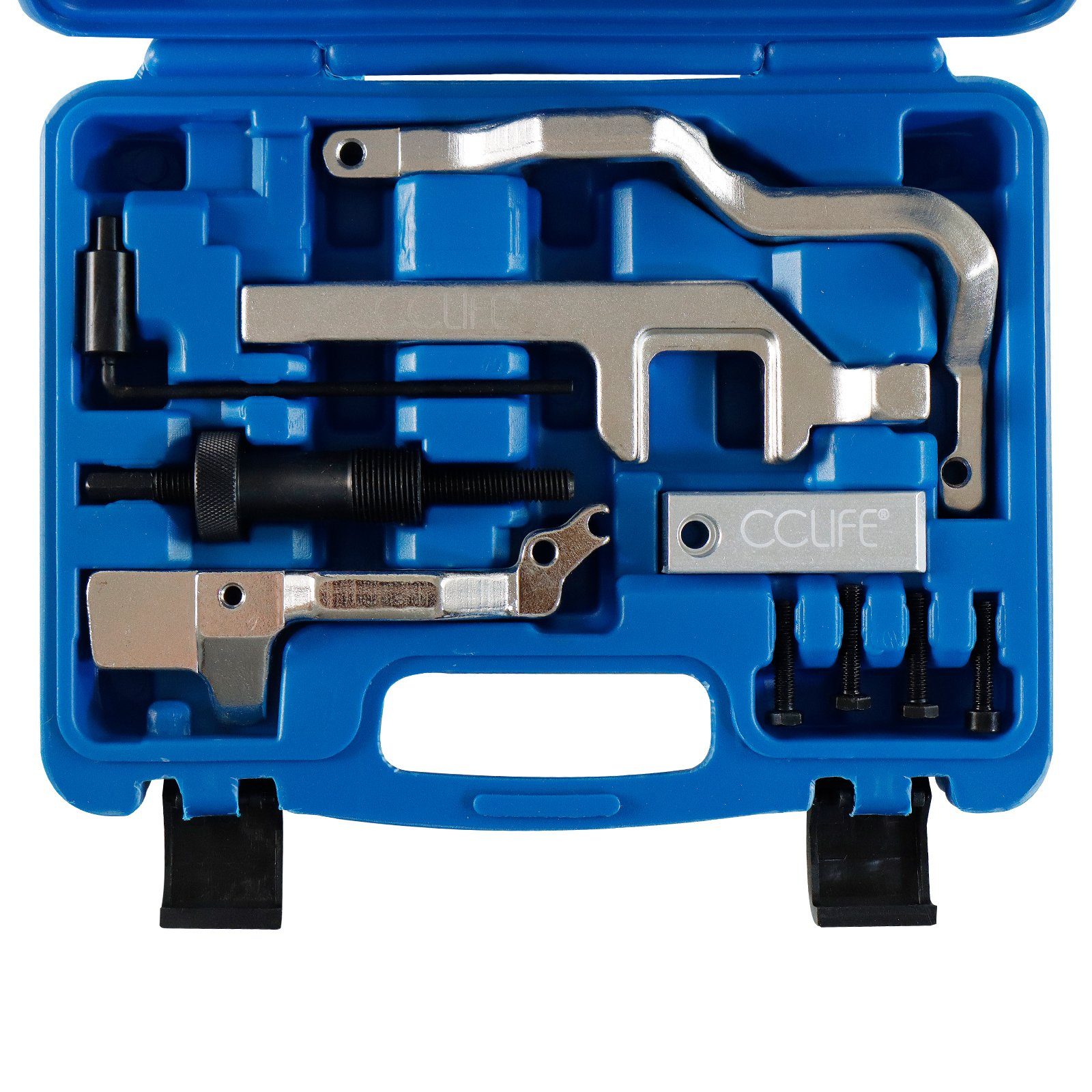 CCLIFE Werkzeugset Motor Einstellwerkzeug Steuerzeiten kompatibel mit BMW Peugeot Citroen, (Set, 10-tlg)