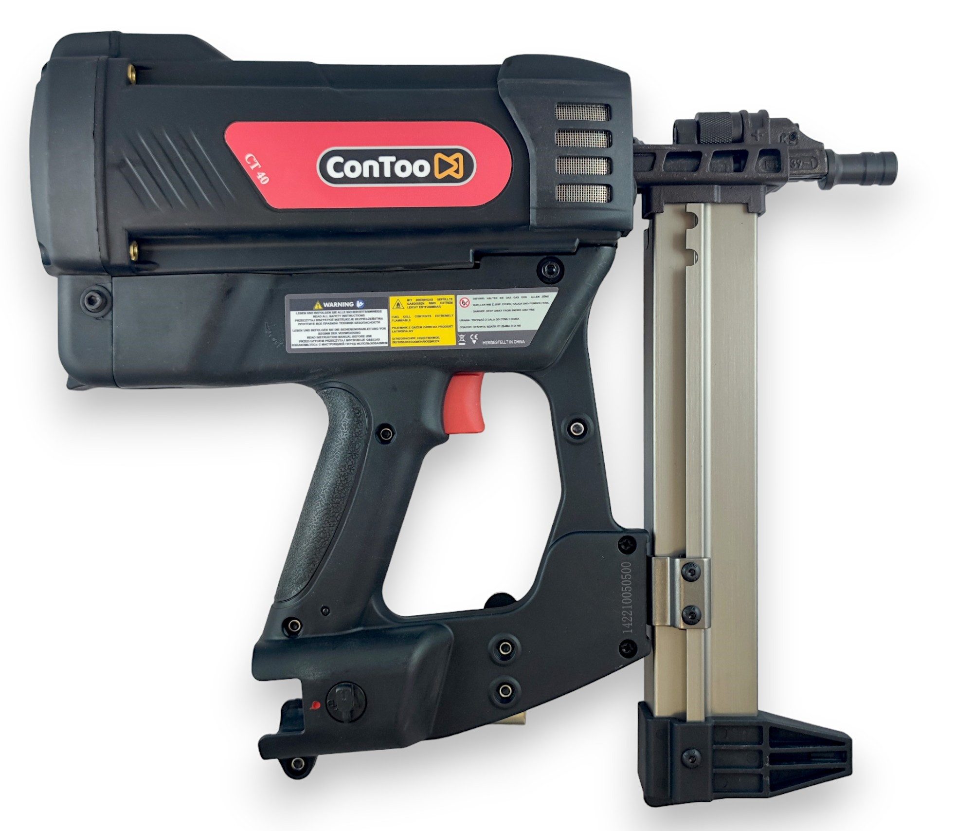 ConToo Nagel Beton-Gasnagelgerät Betonnagler CT40 Koffer