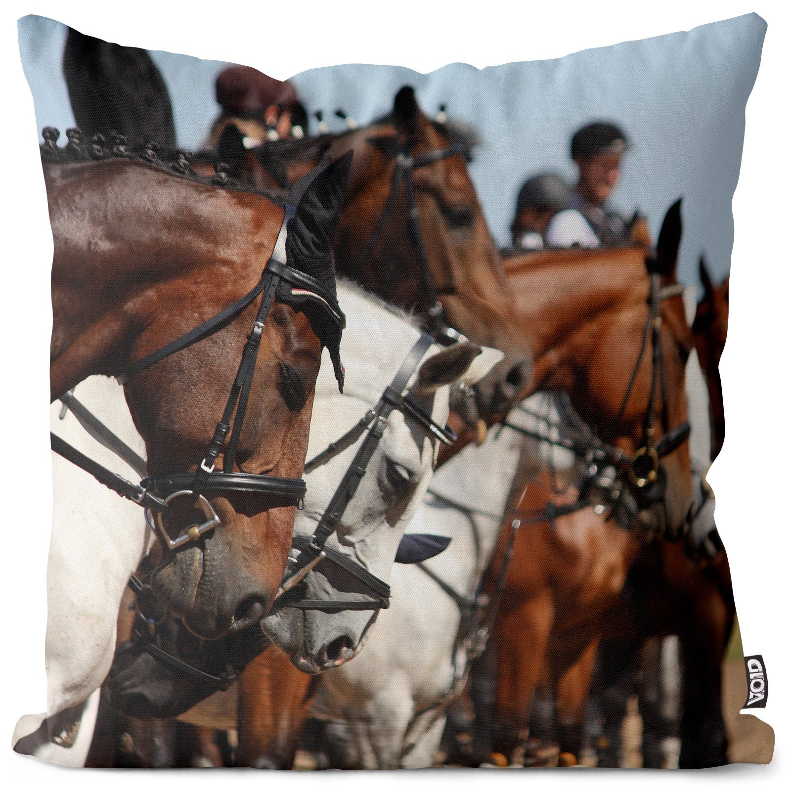 VOID Kissenhüllen Kissenbezug outdoor geeignet, Pferde Reiter Reitsport pferd reiter sport pferde-reiten pferderücken