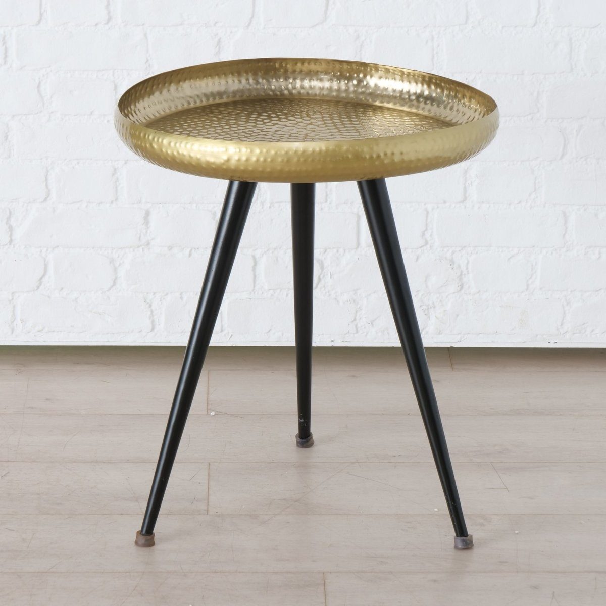 BOLTZE Beistelltisch Shinah Tisch Eisen gold 51 cm