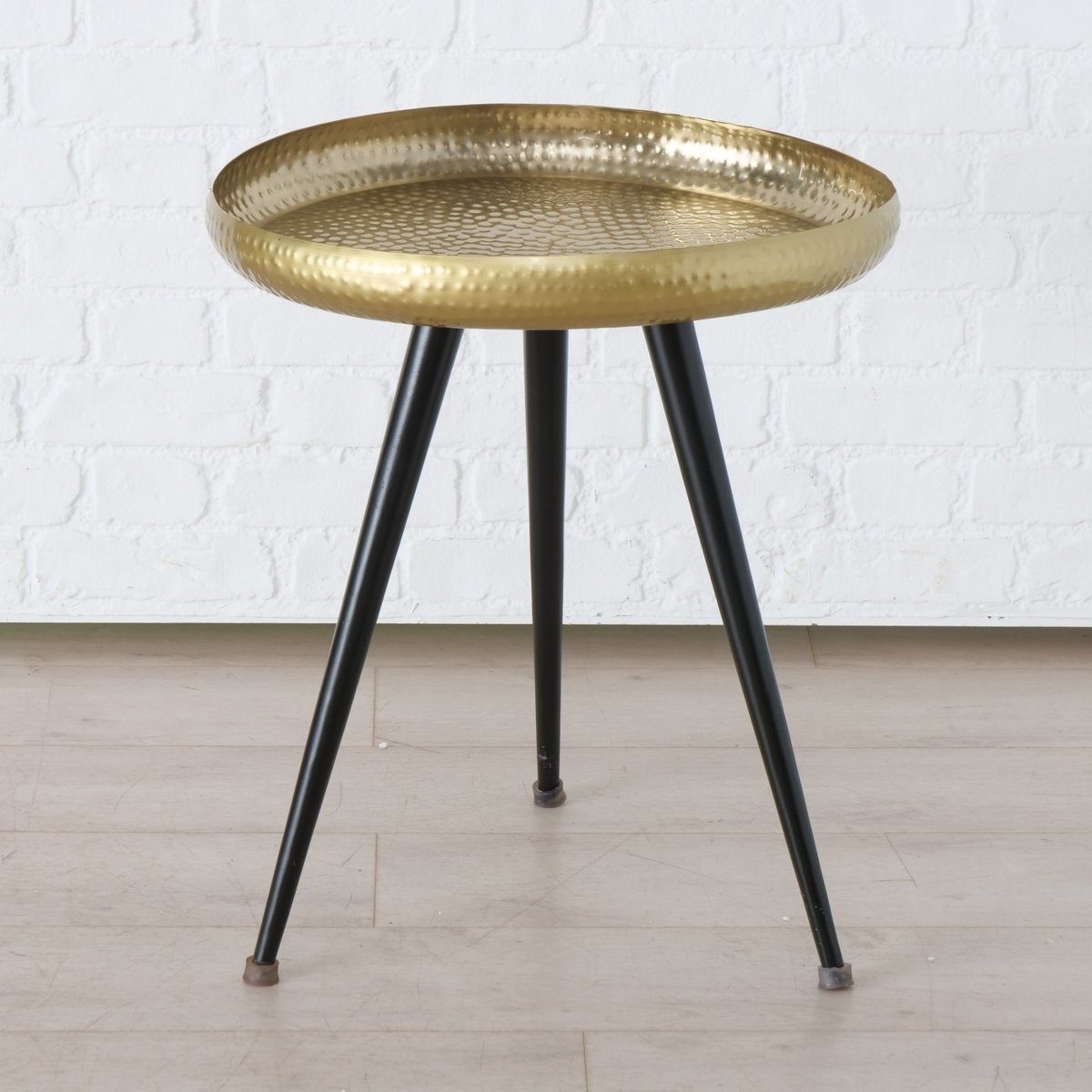 BOLTZE Beistelltisch Shinah Tisch Eisen gold 51 cm