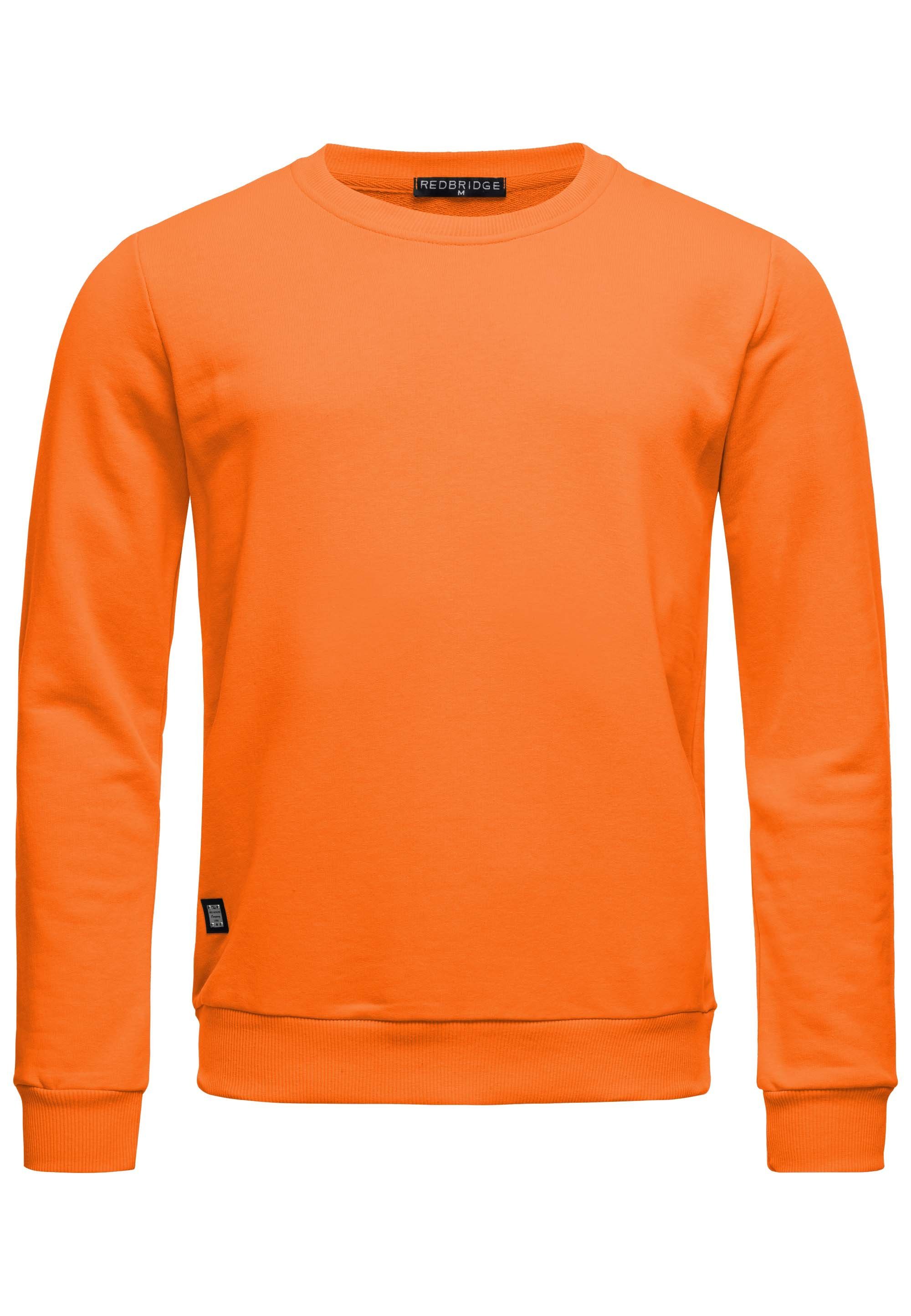 Sweatshirt Basic Langarmshirt - Rundhals, regular fit, vielseitig