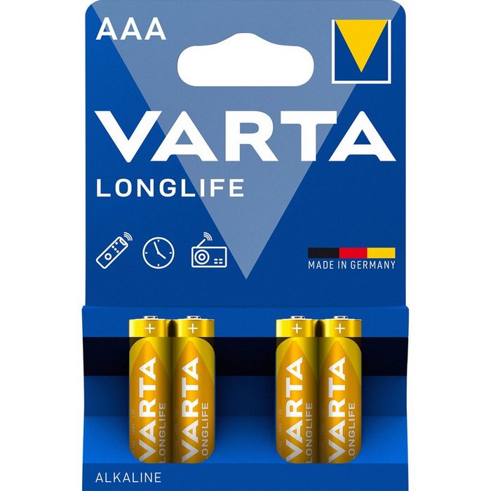 VARTA Longlife 4 Stück AAA Batterie
