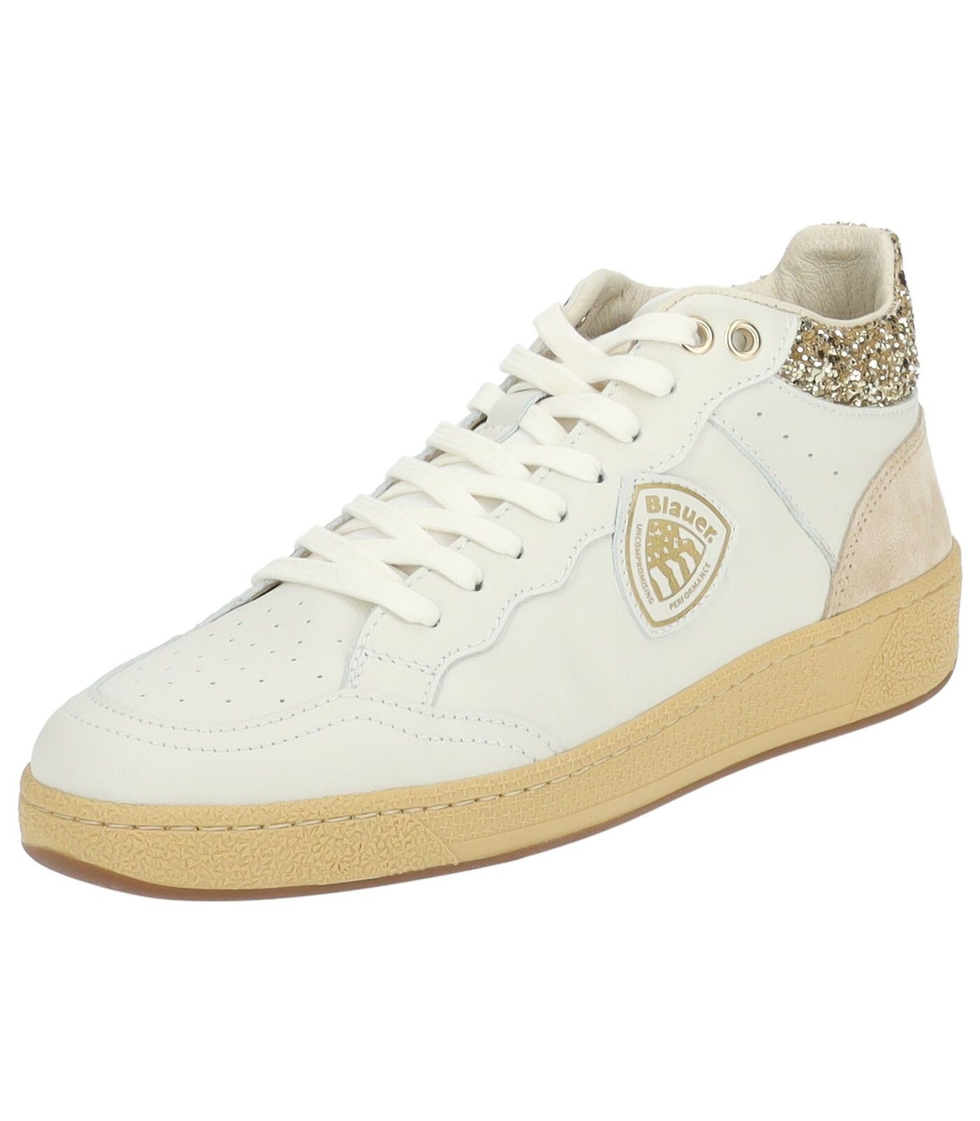 Blauer Sneaker Leder/Synthetik Sneaker