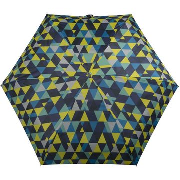 Knirps® Taschenregenschirm winziger Damen-Taschenschirm, leicht und flach, für die Handtasche - Travel Donna lake