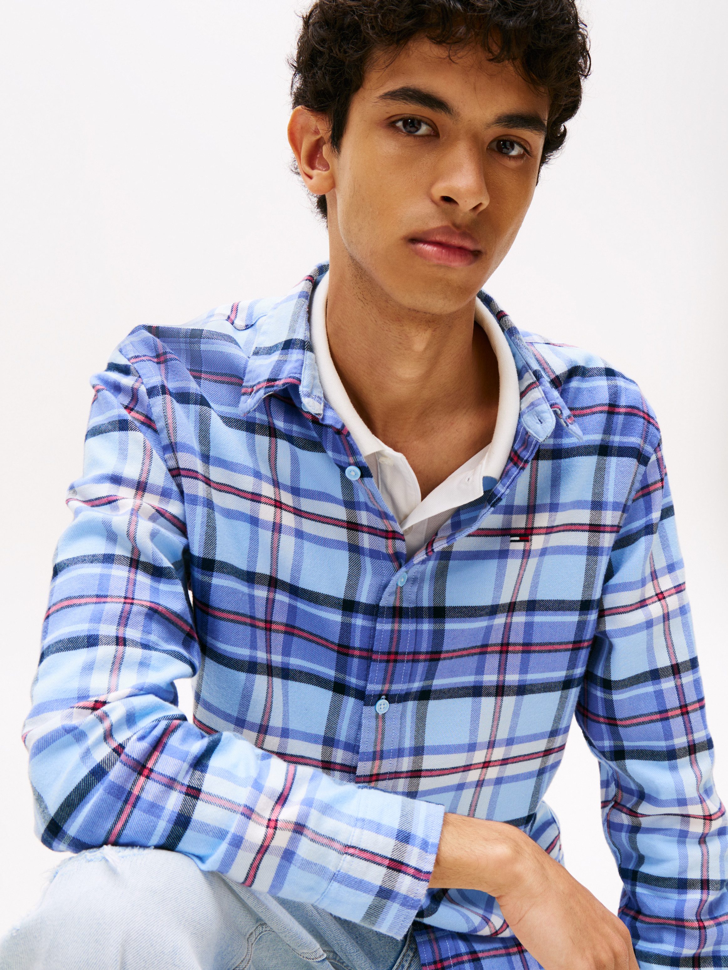 Tommy Jeans Flanellhemd TJM REG FLANNEL CHECK SHIRT EXT kariert, regular fi günstig online kaufen