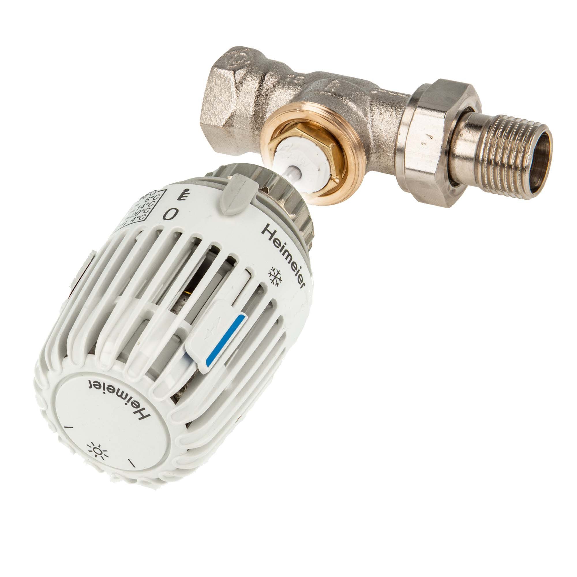tecuro Heizkörperthermostat Kombi-Set Thermostatkopf K mit günstig online kaufen