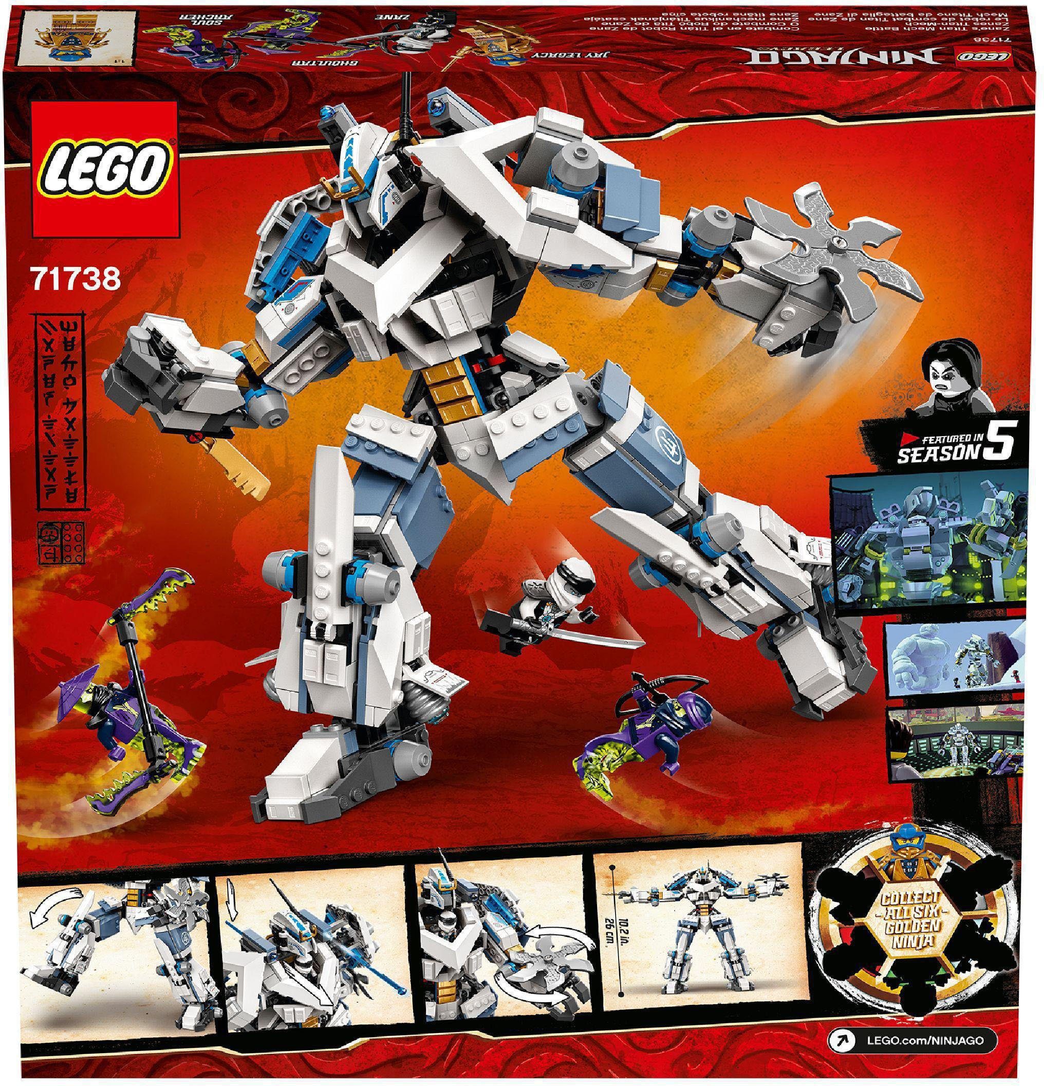 Europe St), (840 (71738), in Titan-Mech LEGO® Made NINJAGO®, Zanes Konstruktionsspielsteine LEGO®