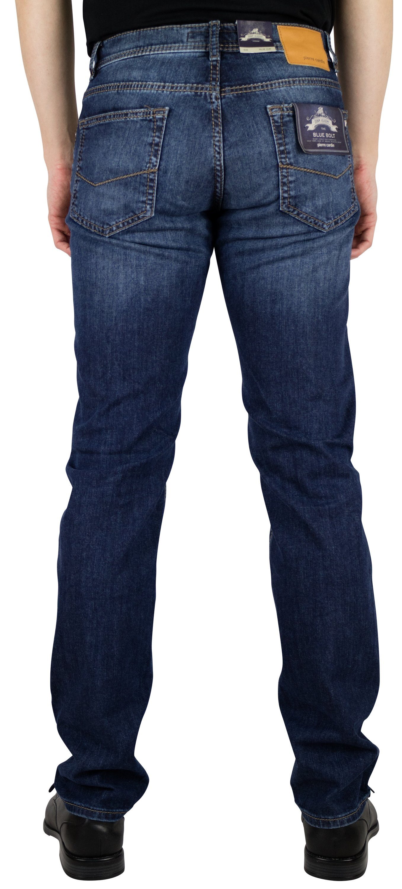 Pierre Cardin 5-Pocket-Jeans PIERRE 7144.09 dark vintage CARDIN washed used blue 3091 LYON
