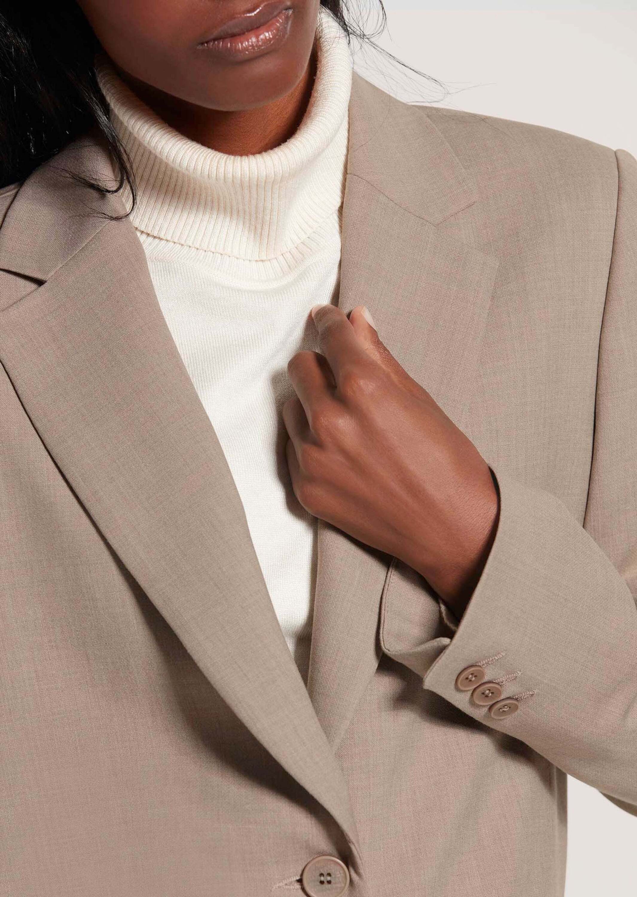 MADELEINE Kurzblazer Einreihiger Blazer mit Stretchanteil