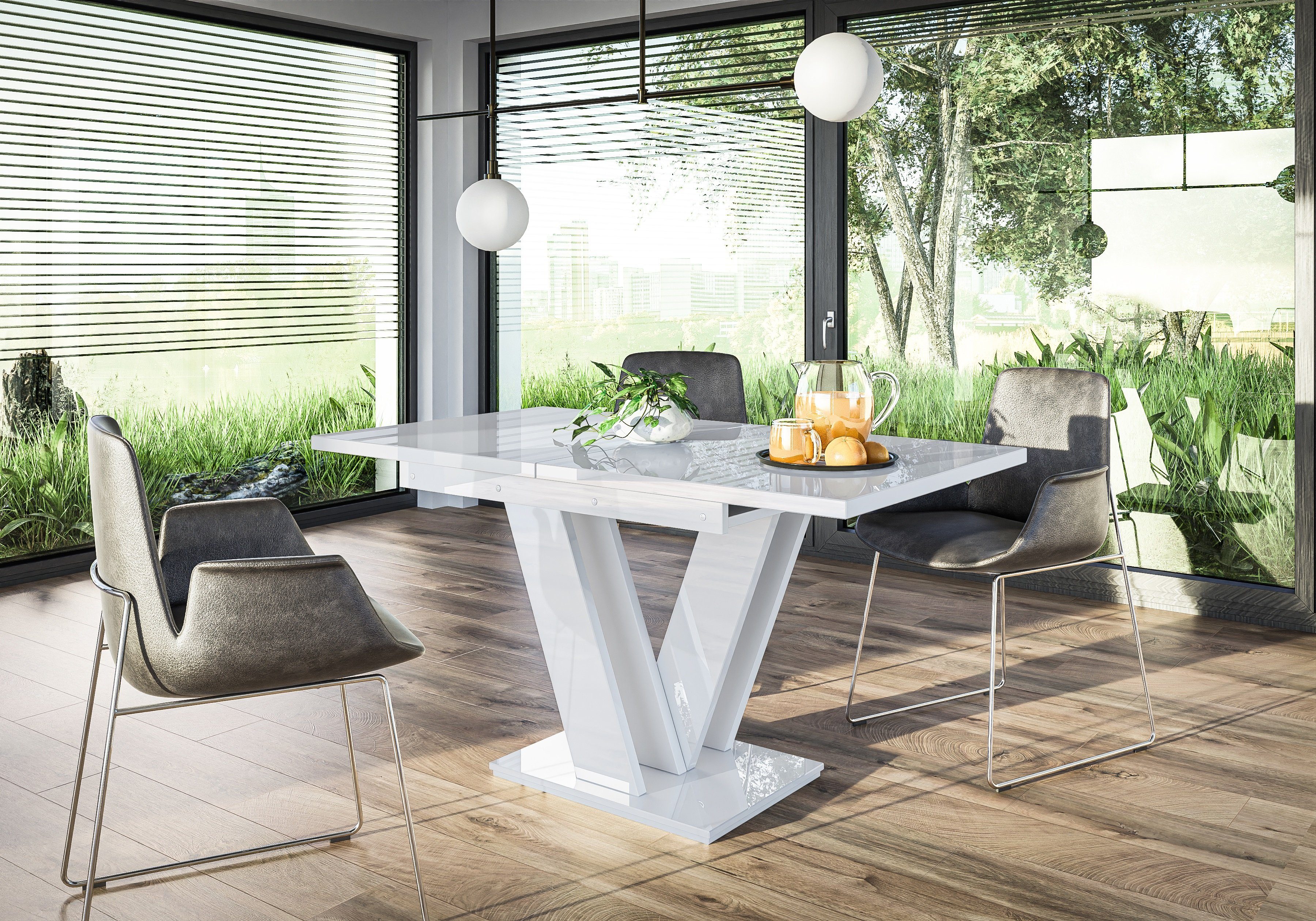 Compleo Esstisch Vinci Esszimmertisch, ausziehbar 120-160 günstig online kaufen