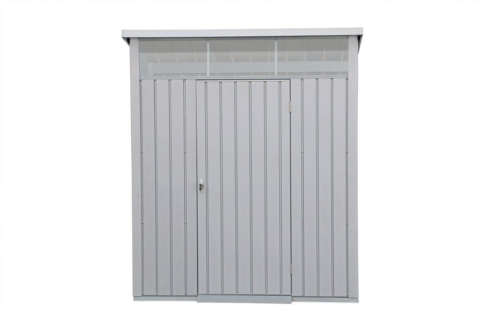 DURAMAX Gerätehaus Duramax Metallgerätehaus Palladium 6 x 5 198,6 x