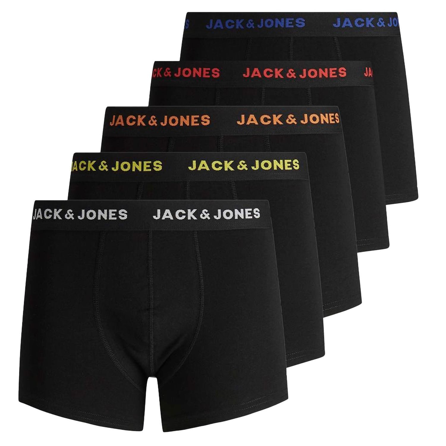Jack & Jones Boxershorts Trunk (5-St., Set) Logobund, elastisch, im 5er Pac günstig online kaufen