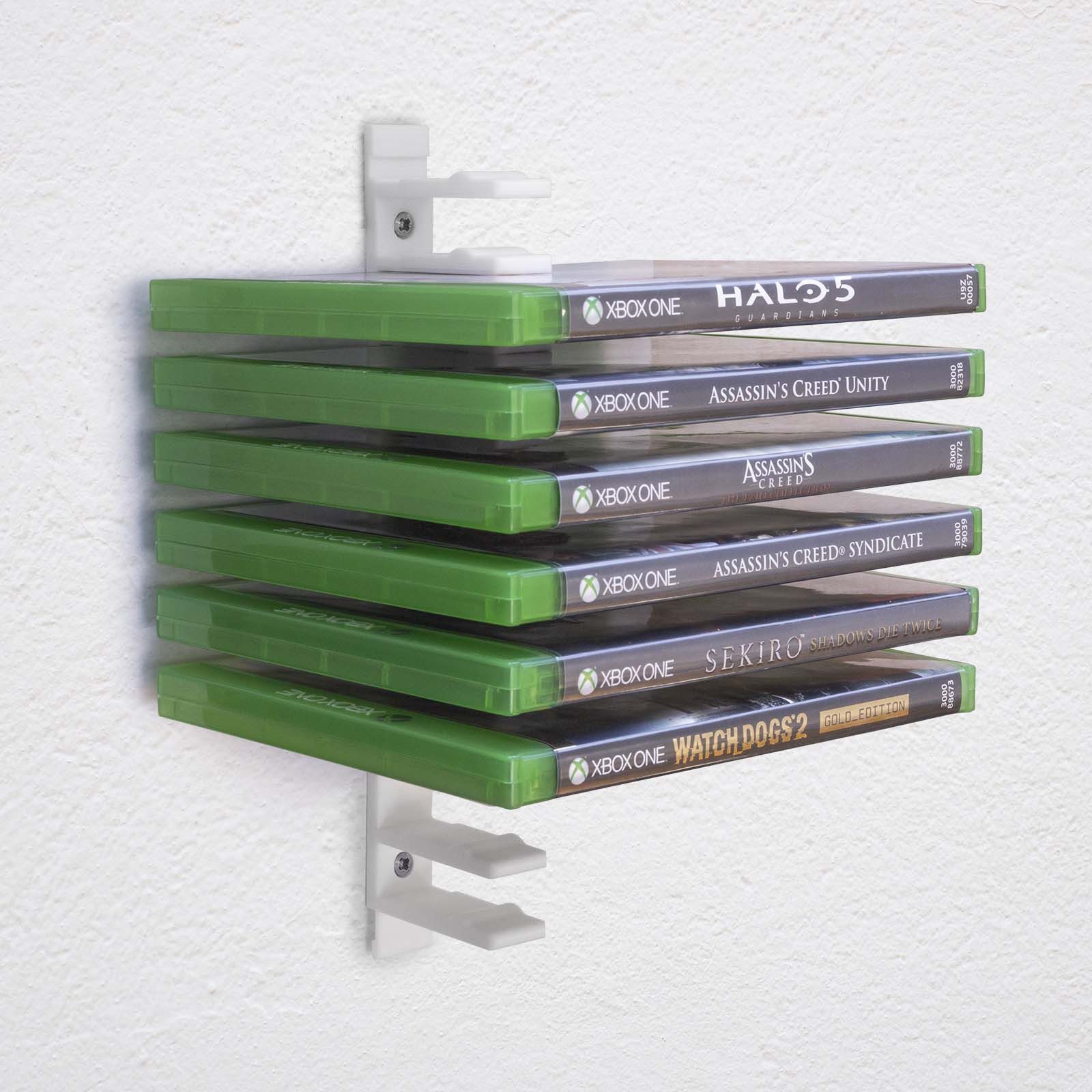 Mobilefox Media-Regal Floating Wandhalterung Modular Halterung für Blu Ray Xbox Spiele