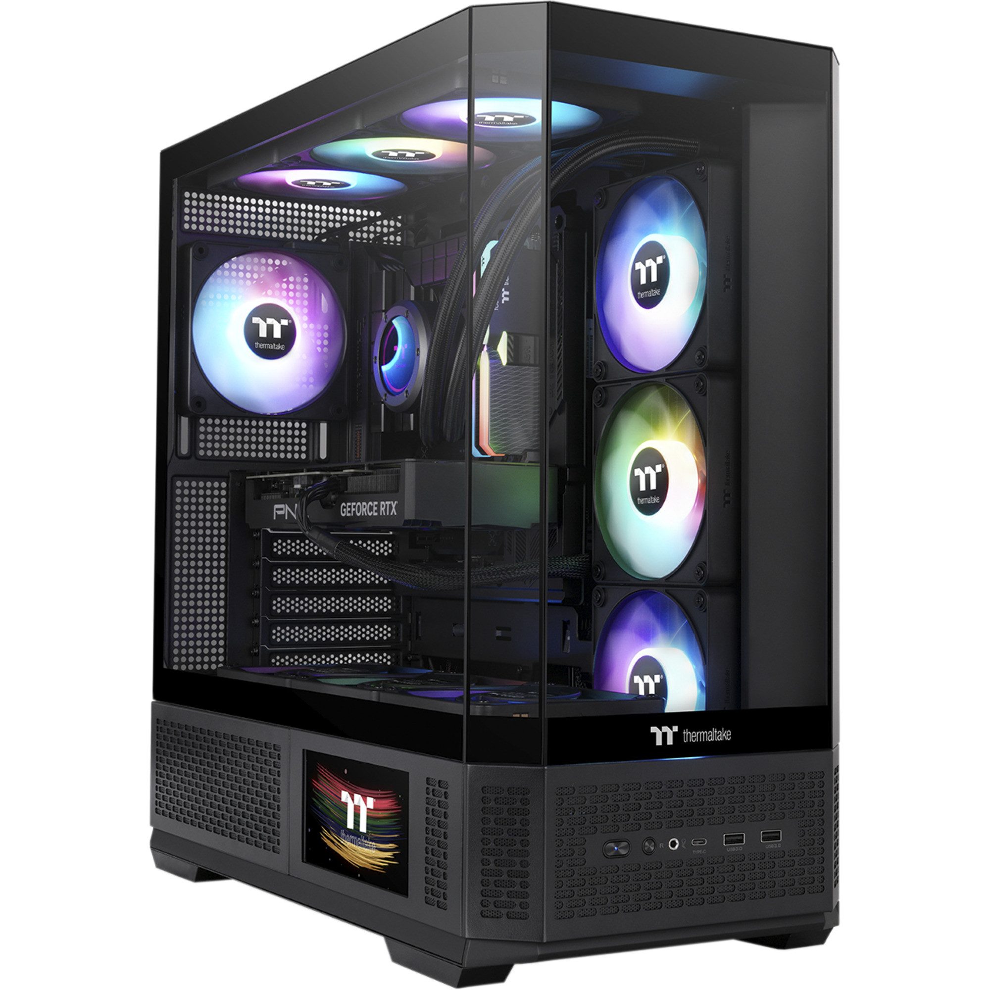 Thermaltake PC-Gehäuse Thermaltake View 370 TG ARGB, Tower-Gehäuse