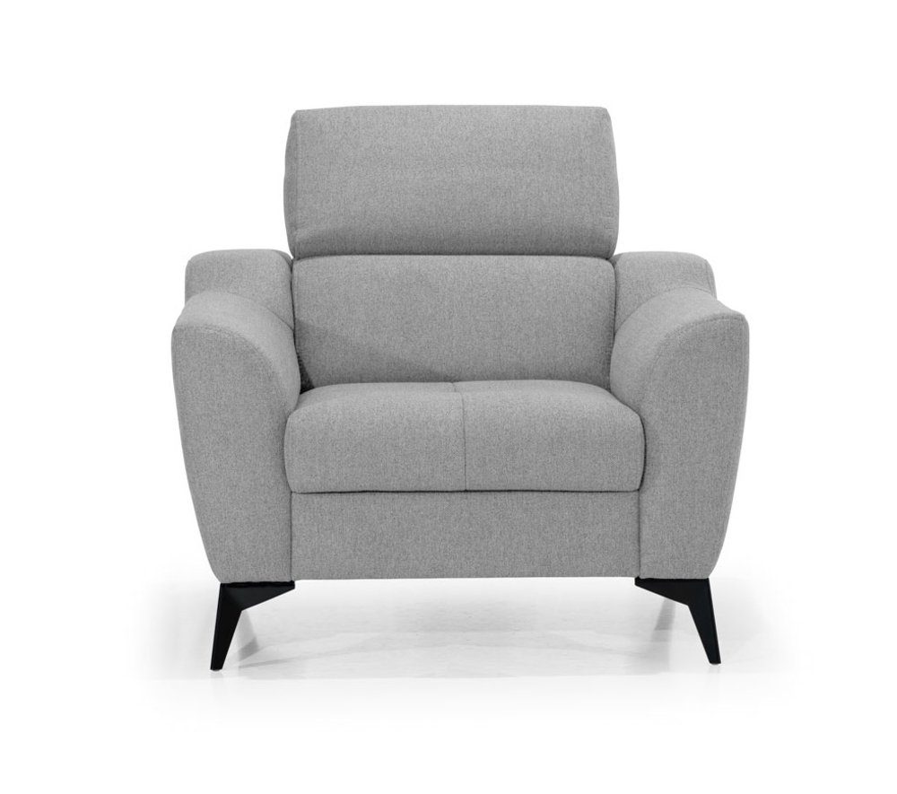 Stylefy 2-Sitzer im Sofa, inklusive (Set Sessel, Relaxfunktion, Raum stellbar Kopfteilverstellung, bestehend Polstergarnitur Couchgarnitur), und (4-tlg), aus Sofa, Pendleton, mit frei Hocker 3-Sitzer
