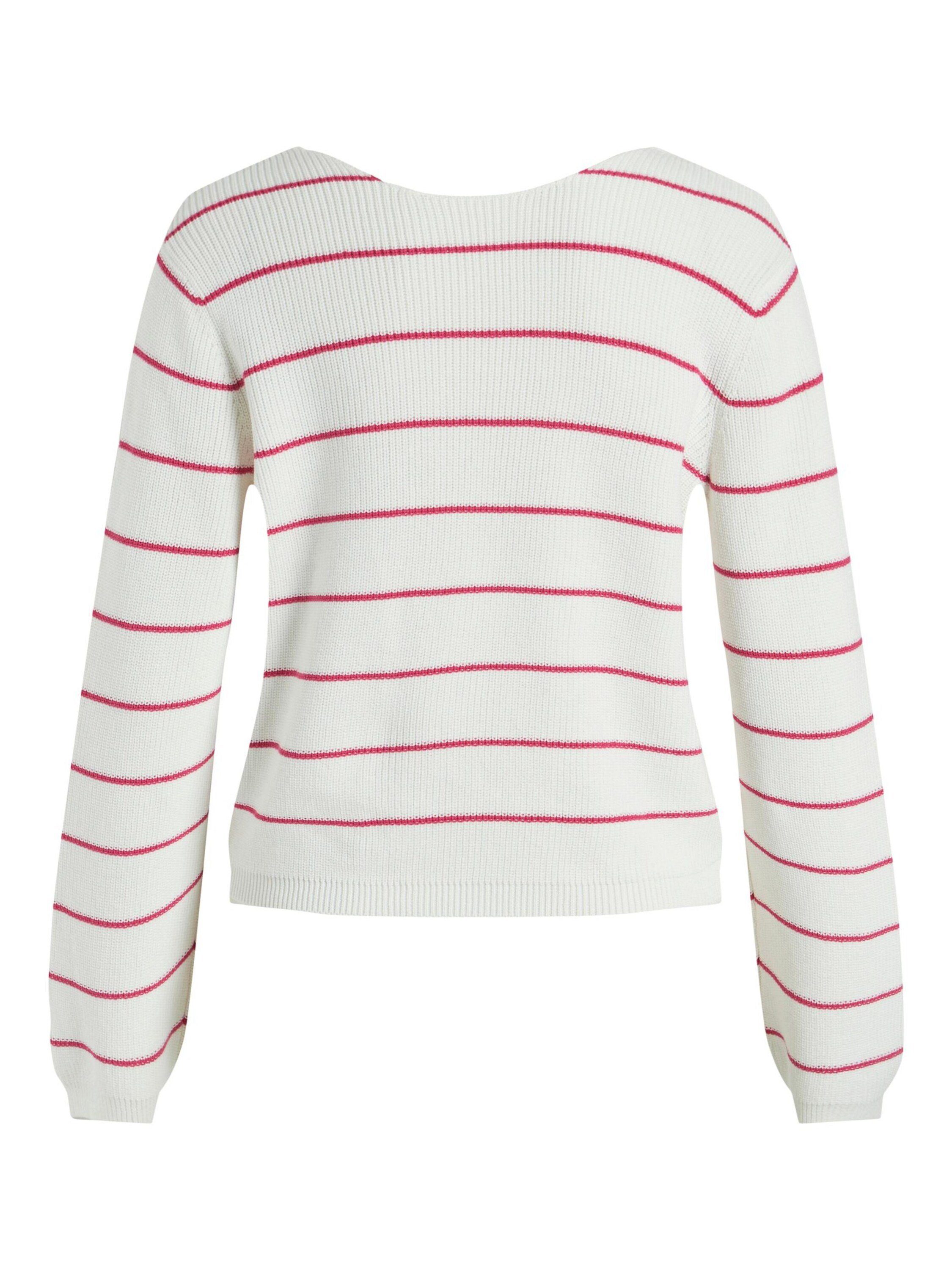 Vila Strickpullover Chao (1-tlg) Plain/ohne Details