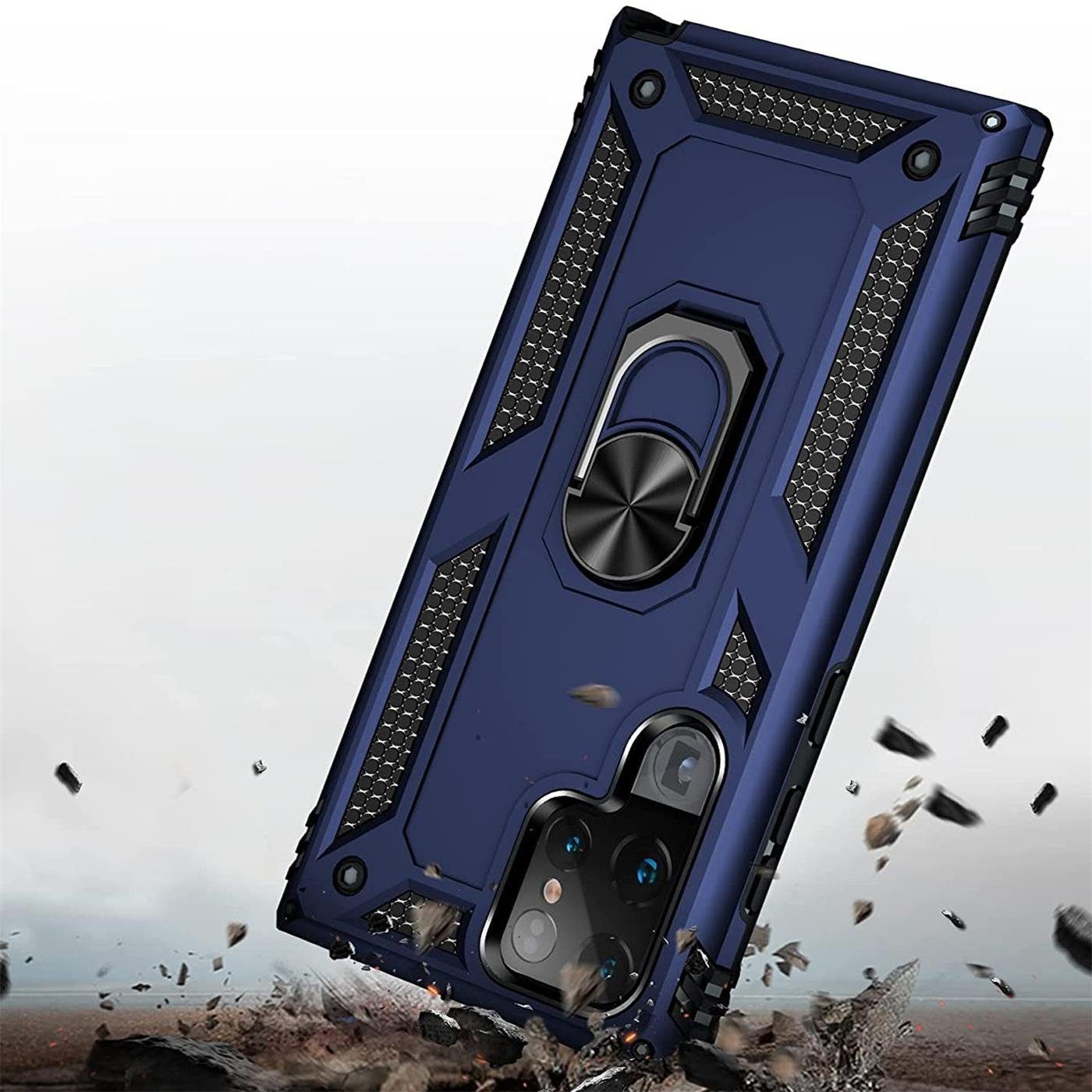 CoolGadget Handyhülle Armor Shield Case für Samsung Galaxy S24 Ultra 6,1 Zoll, Outdoor mit Magnet Ringhalterung Handy Hülle für Samsung S24 Ultra 5G – Bild 5 von 5