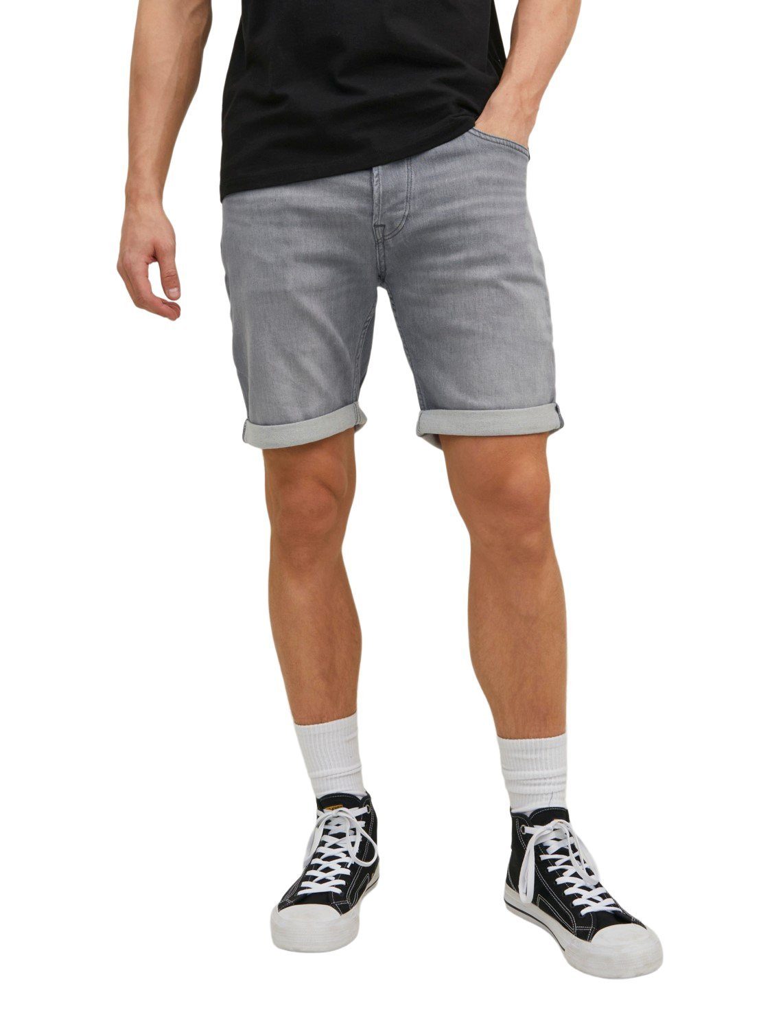 Jack & Jones Jeansshorts JJIRICK JJICON GE 370 mit Stretch | Shorts