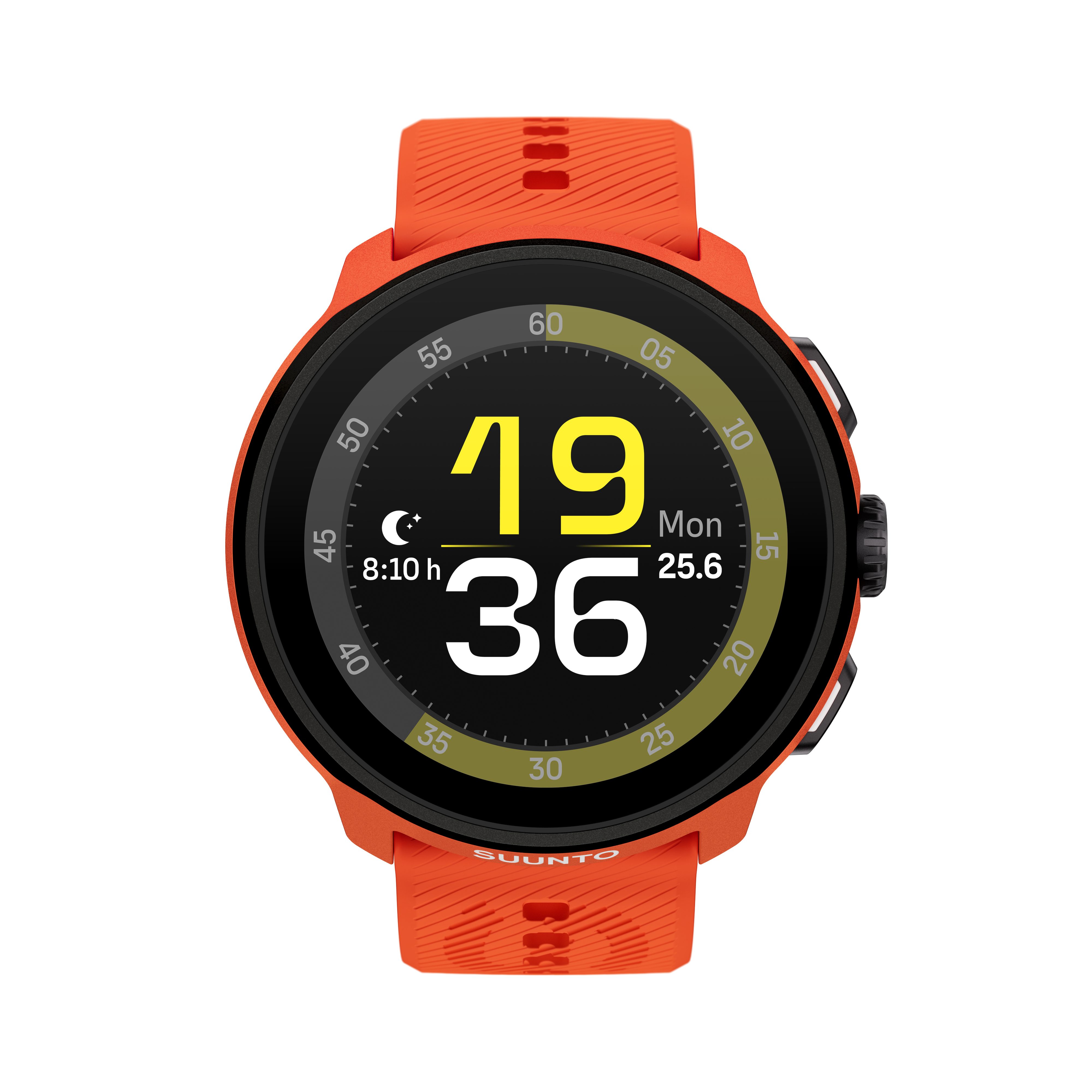 Suunto RUN Leichte Sportuhr speziell für Läufer Fitnessuhr (3,35 cm), Aktivitätsaufzeichnung, Herzfrequenz, Schlaftracking, MP3-Speicher