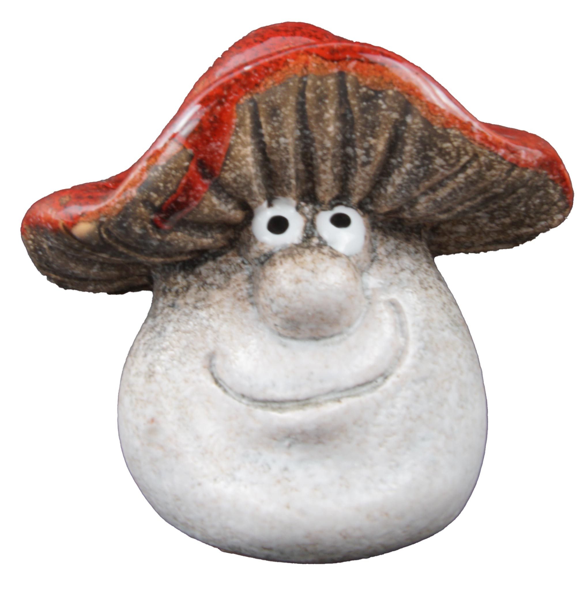 Der Holzwurm Dekofigur 3er Set lächelnde Pilze (3 St)