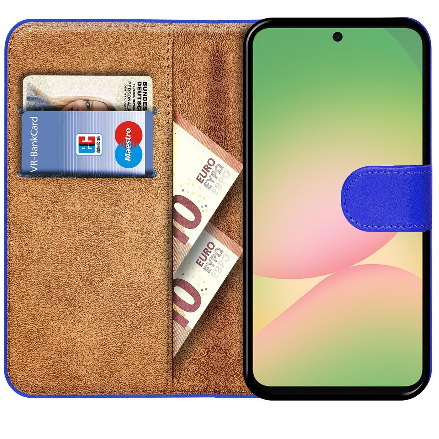 CoolGadget Handyhülle Wallet Klapp Tasche Book Case für Samsung Galaxy A37 5G, Hülle Klapphülle Flip Cover Etui Schutzhülle