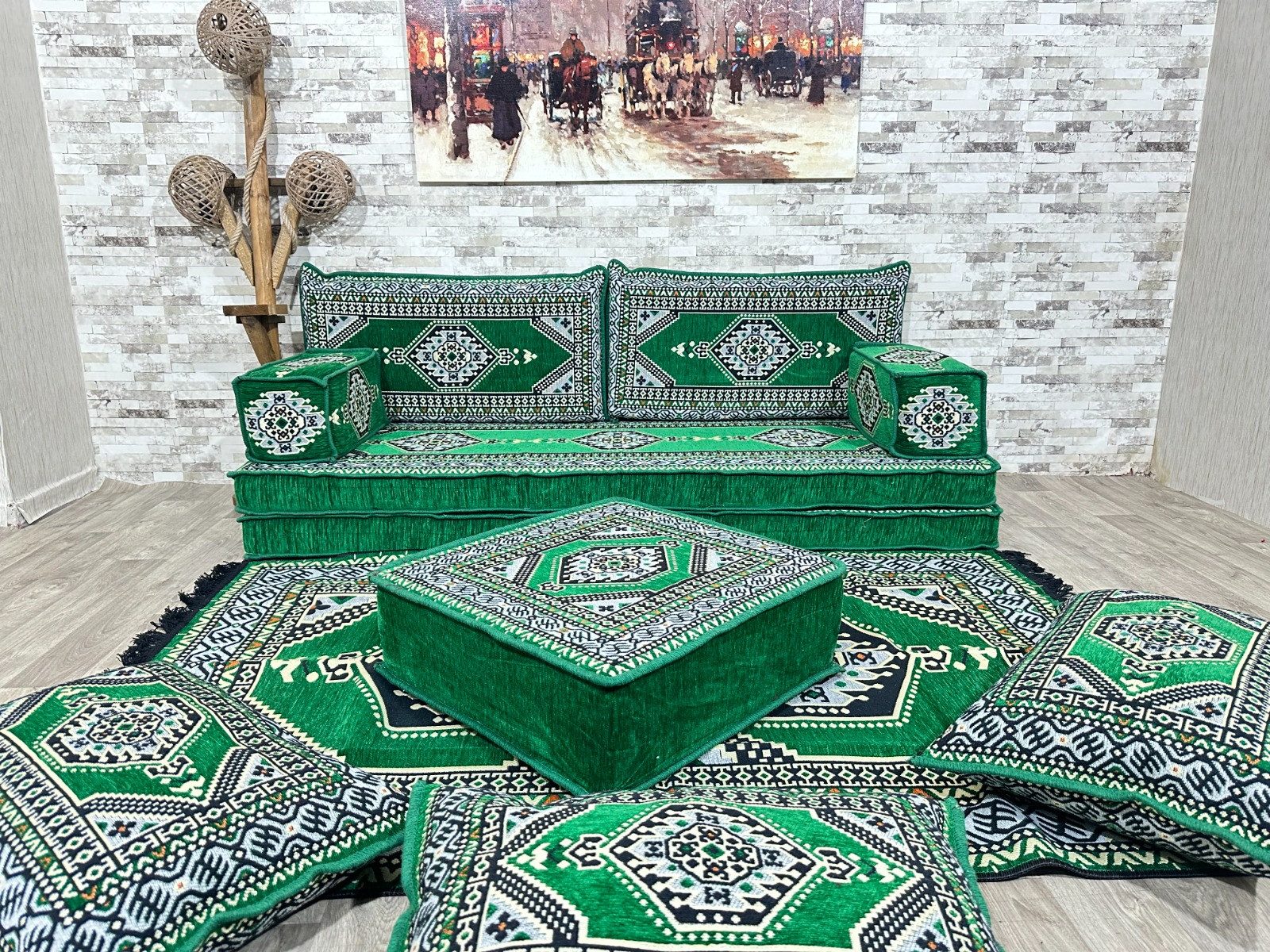 Sofa Sitzkissen, Kelim, Sitzecke, Sark Kösesi, Orientalisches Sofa