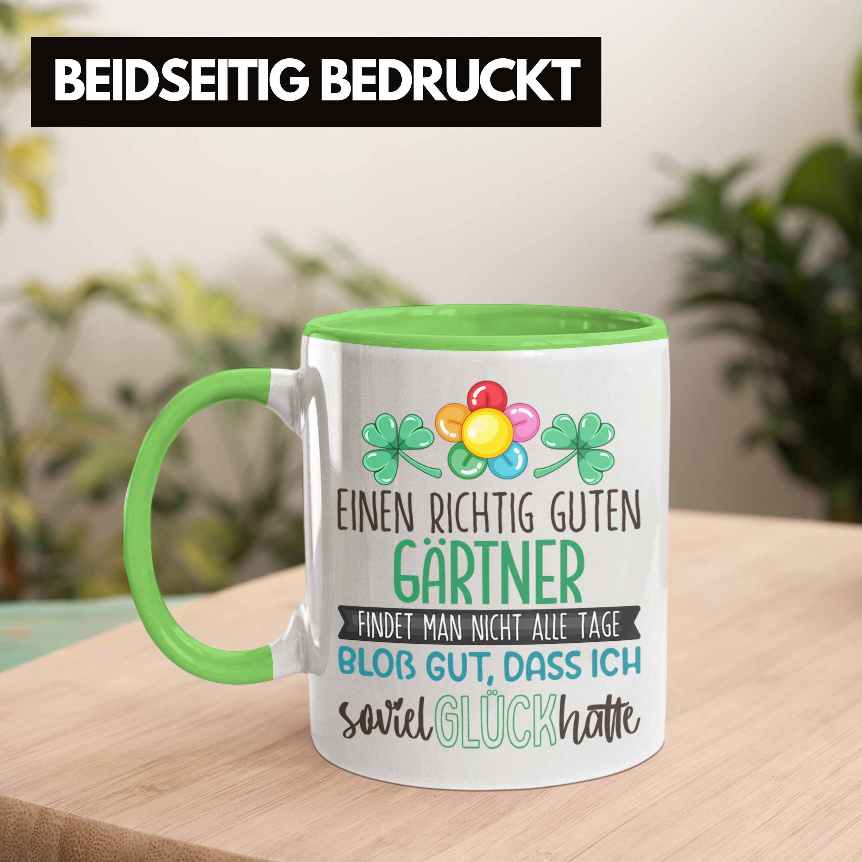 Tasse Grün Bester Der Landschaftsgärtner Welt Trendation Gärtner Geschenk Tasse Dankeschön
