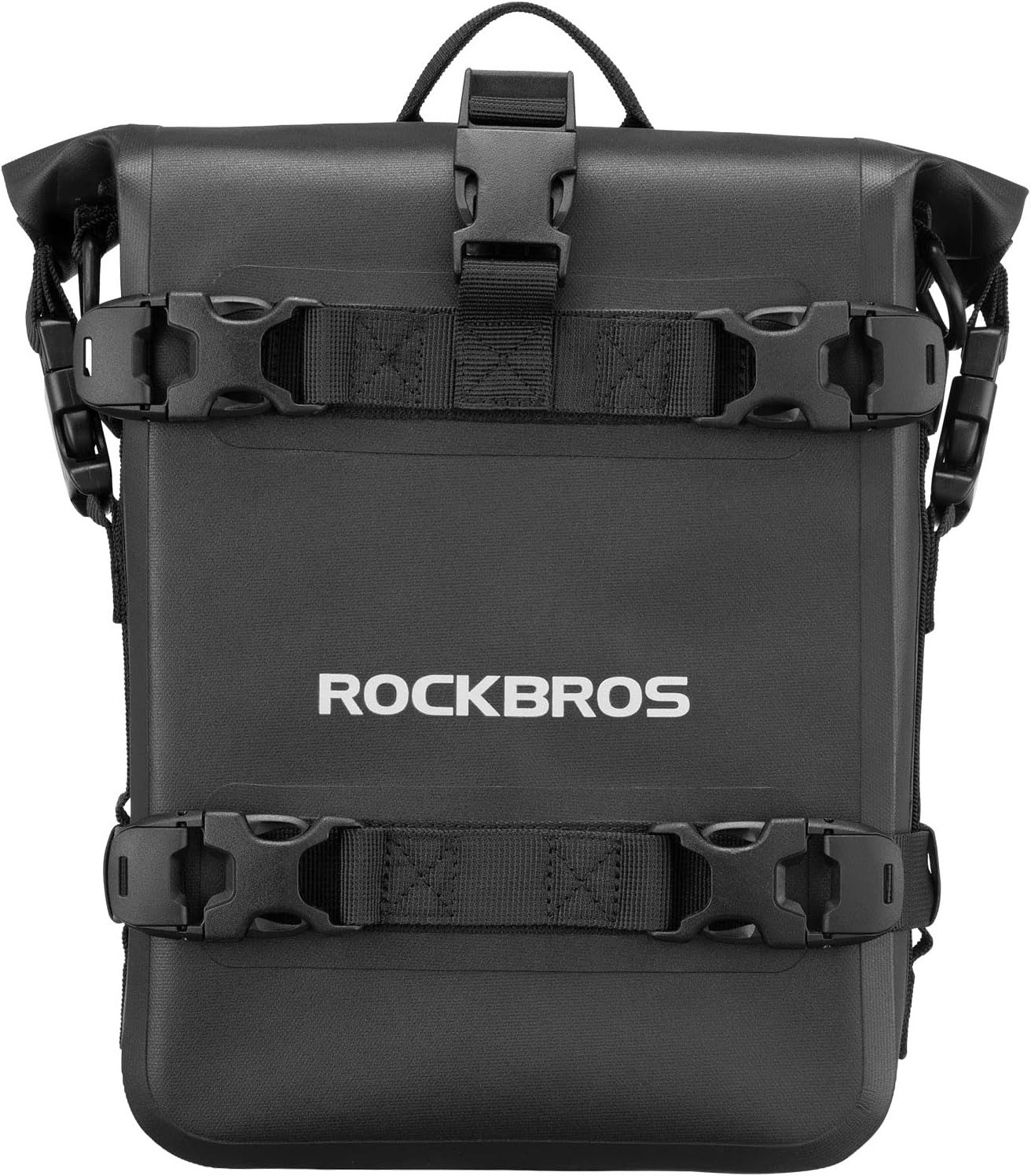 ROCKBROS Fahrradtasche Motorrad Seitentasche 100% Wasserdicht 5L Schwarz